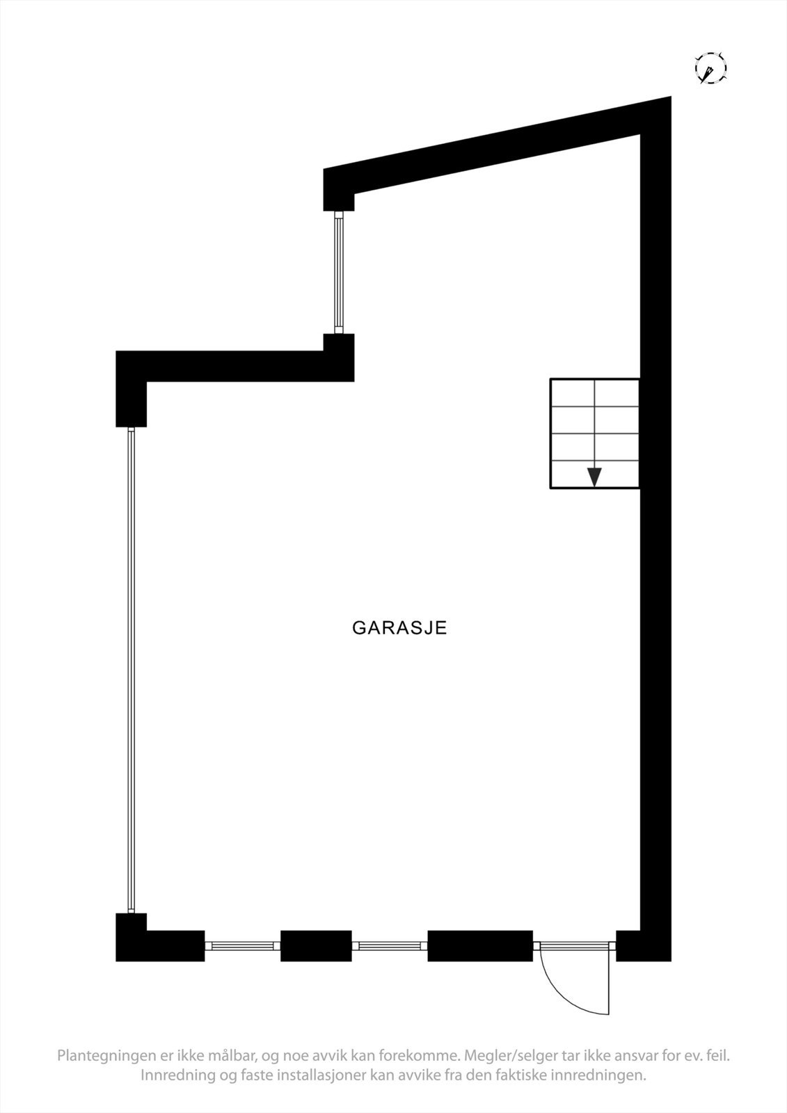 Plantegning garasje Galleribilde