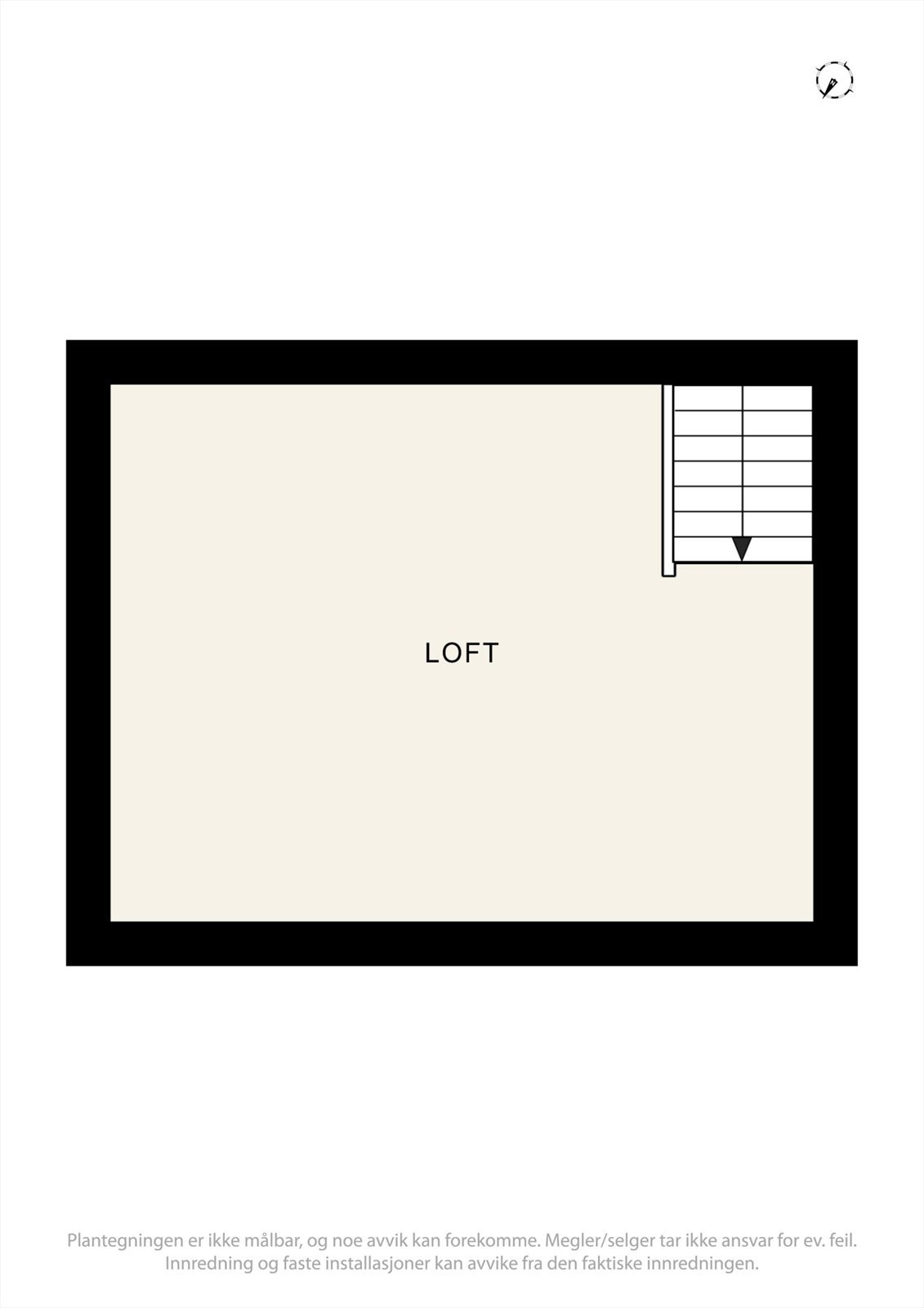 Plantegning garasjeloft Galleribilde