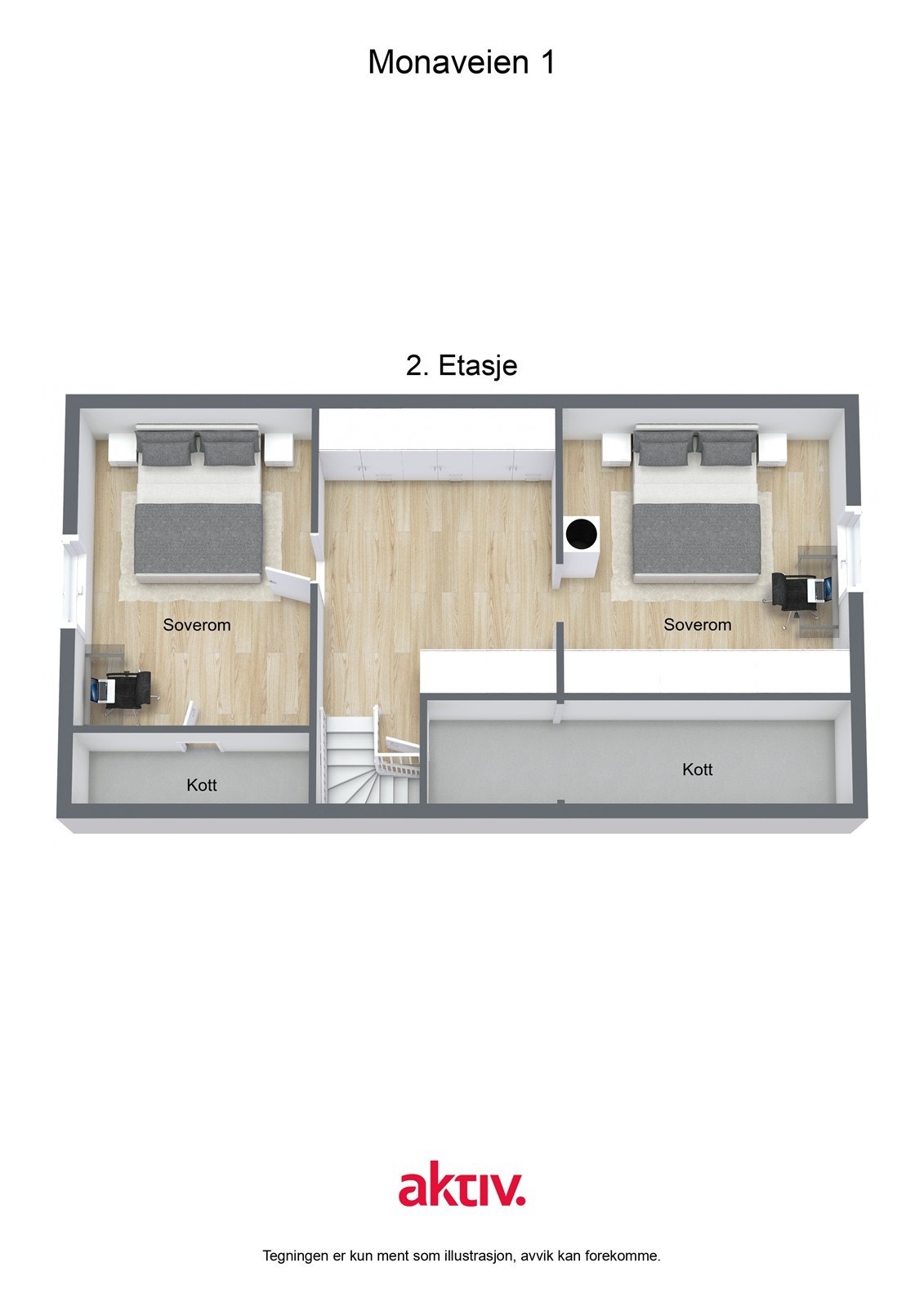 Plantegning 2. etg. Galleribilde