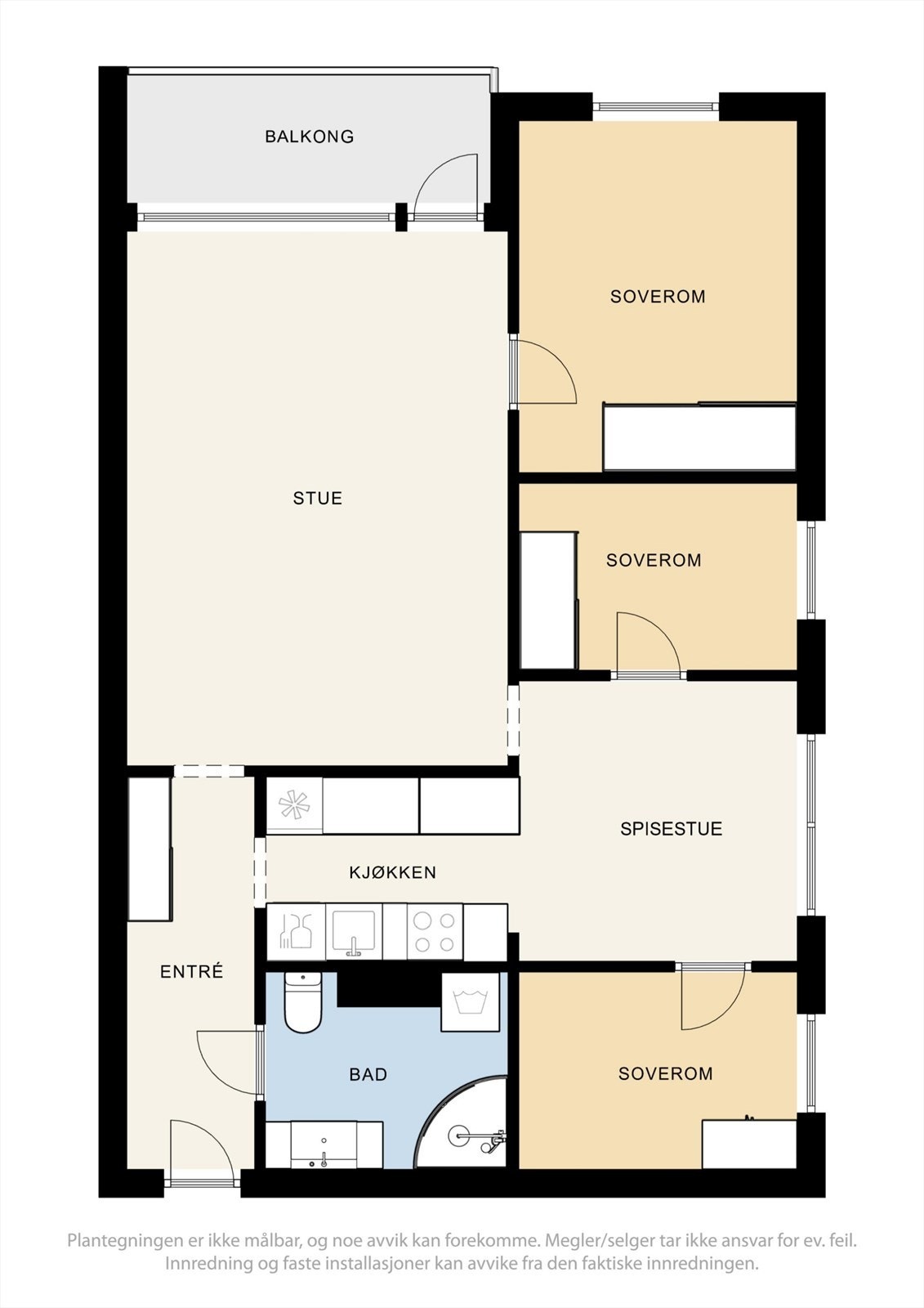 Plantegning Galleribilde