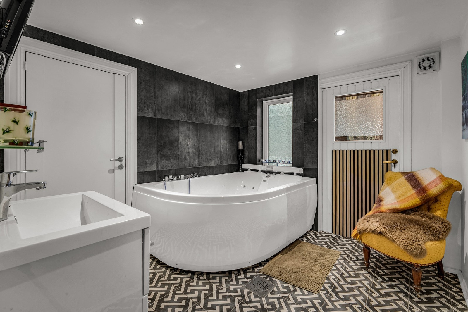 Her er det også egen utgang for enkel avkjøling om ønskelig. Galleribilde