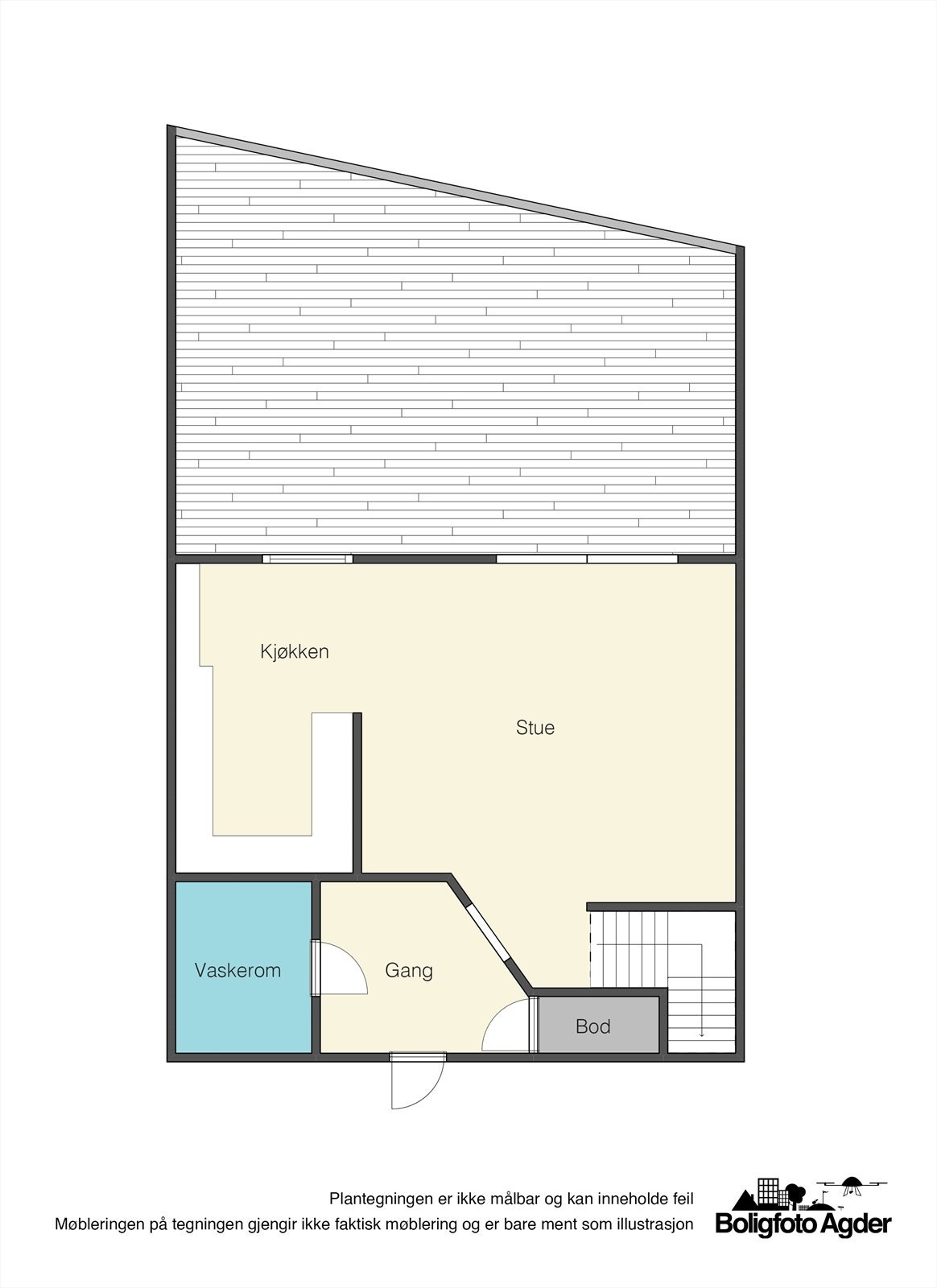 Plantegning 1.etg Galleribilde