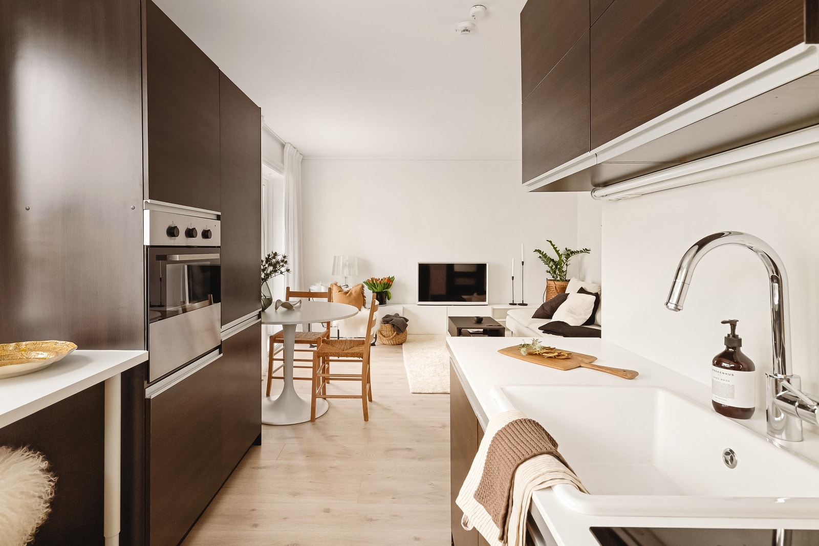 En lys og lekker leilighet i et meget attraktivt boligområde. Galleribilde