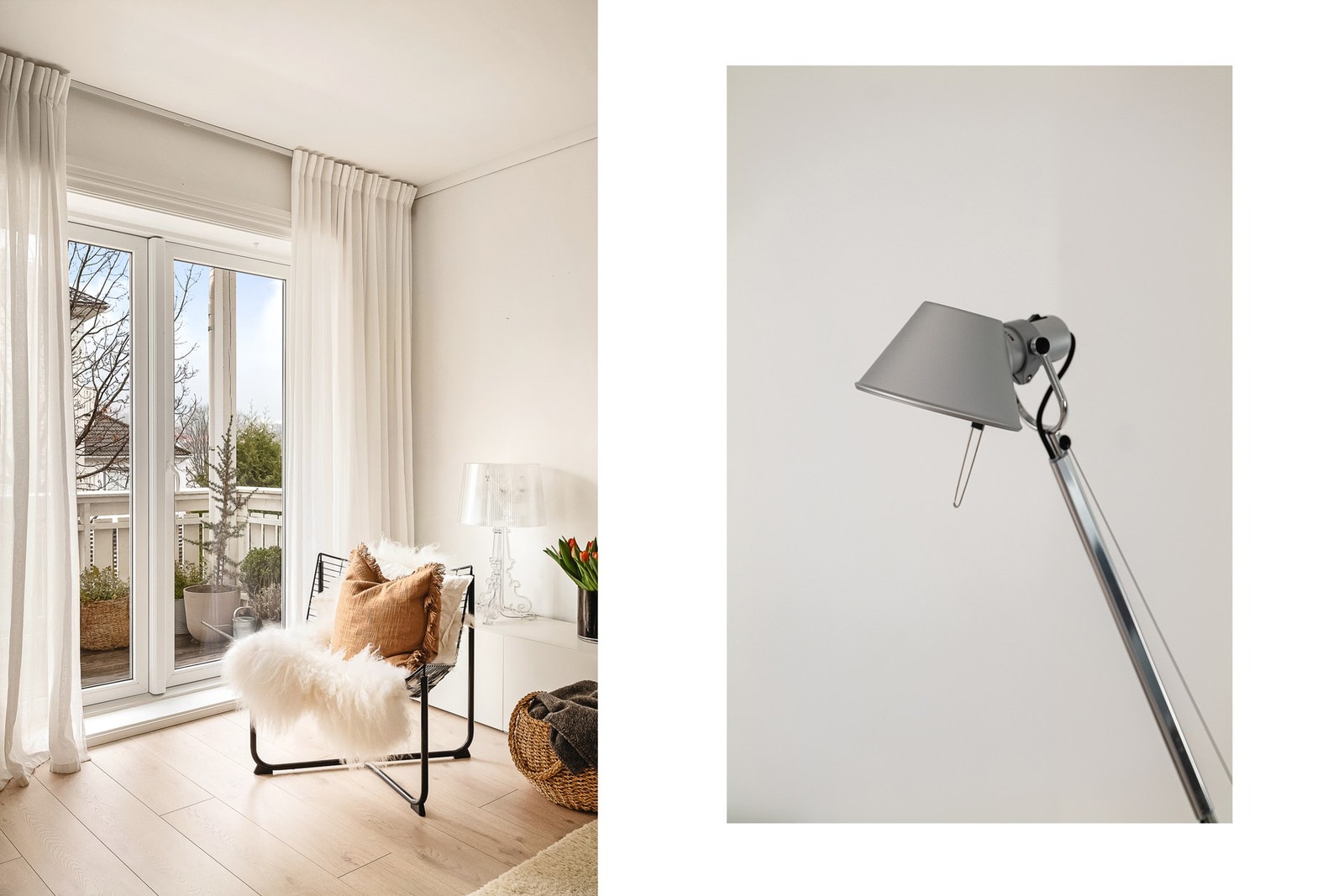 Her møtes du av store vindusflater som gir rikelig med lysinnslipp. Galleribilde