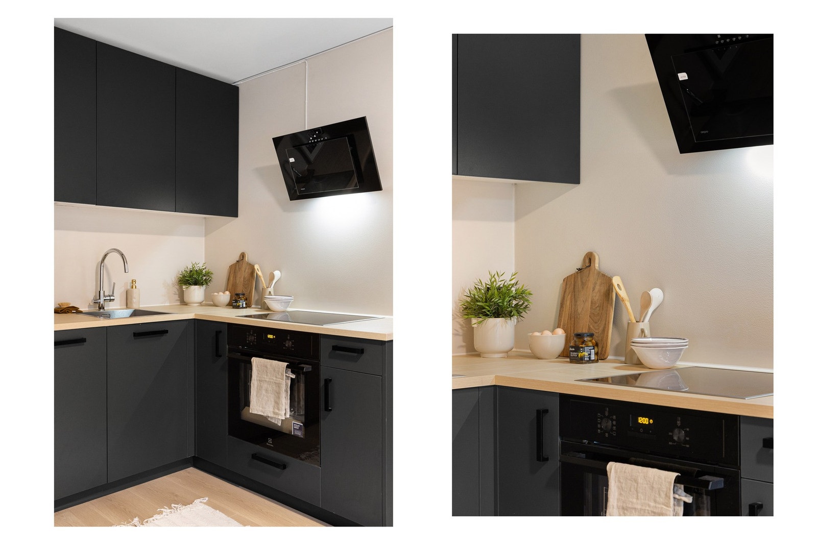 Helt nytt og lekkert kjøkken i 2026 med integrerte hvitevarer som medfølger. Galleribilde