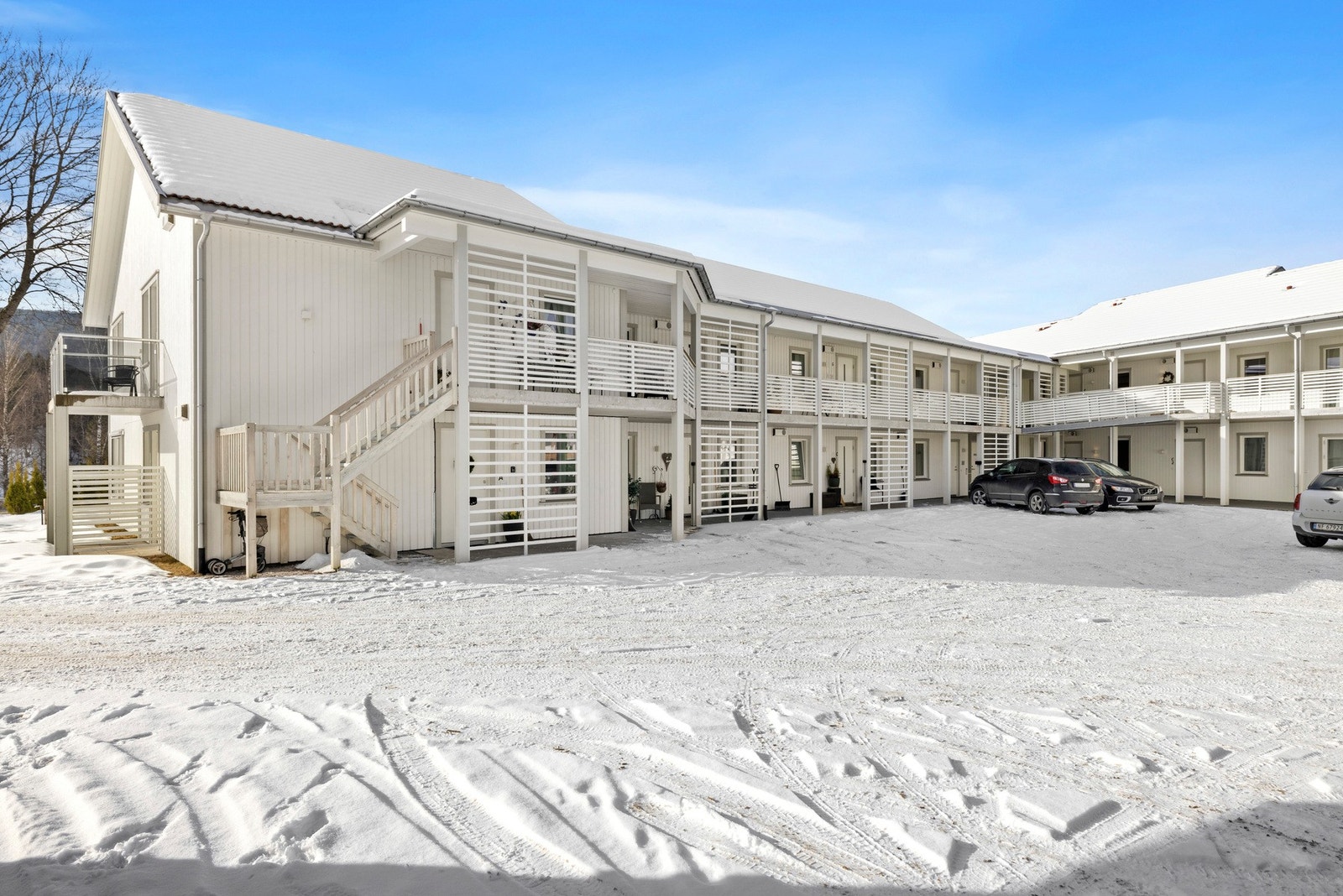 Moderne leilighetsbygg. Galleribilde