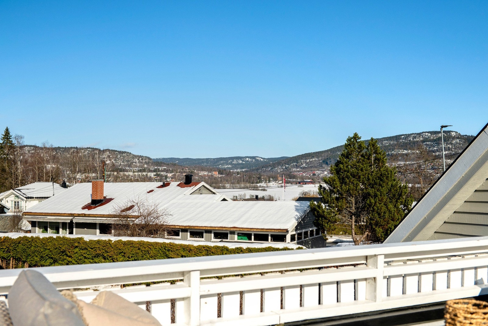 Utsikt fra terrassen Galleribilde