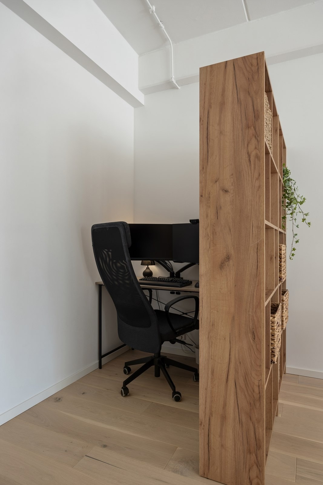 En fin løsning for en koselig krok til hjemmekontoret Galleribilde