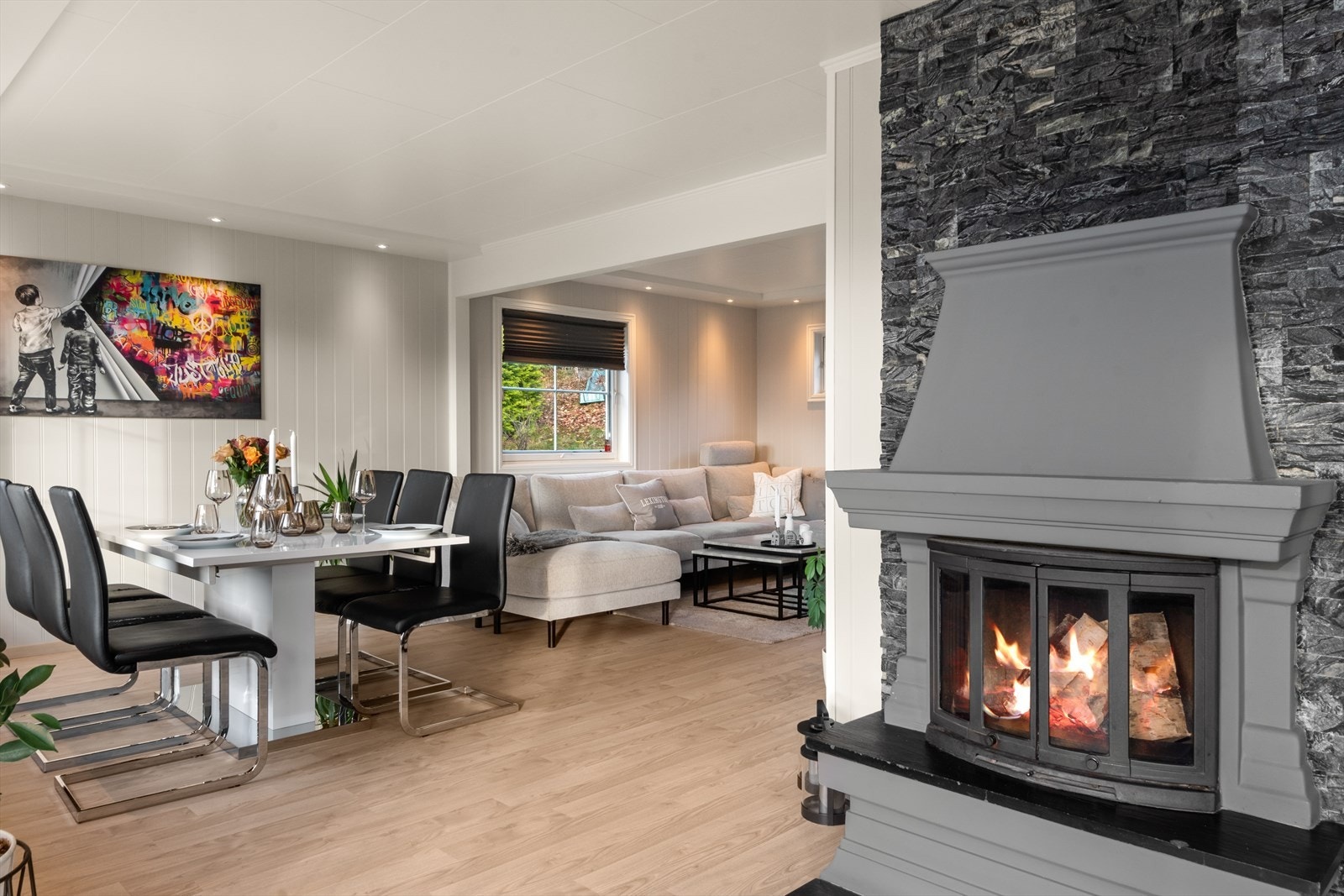 Koselig med vedfyrt ovn! Galleribilde