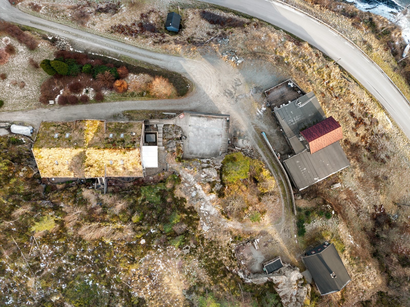 Oversiktbilete over tomta Galleribilde