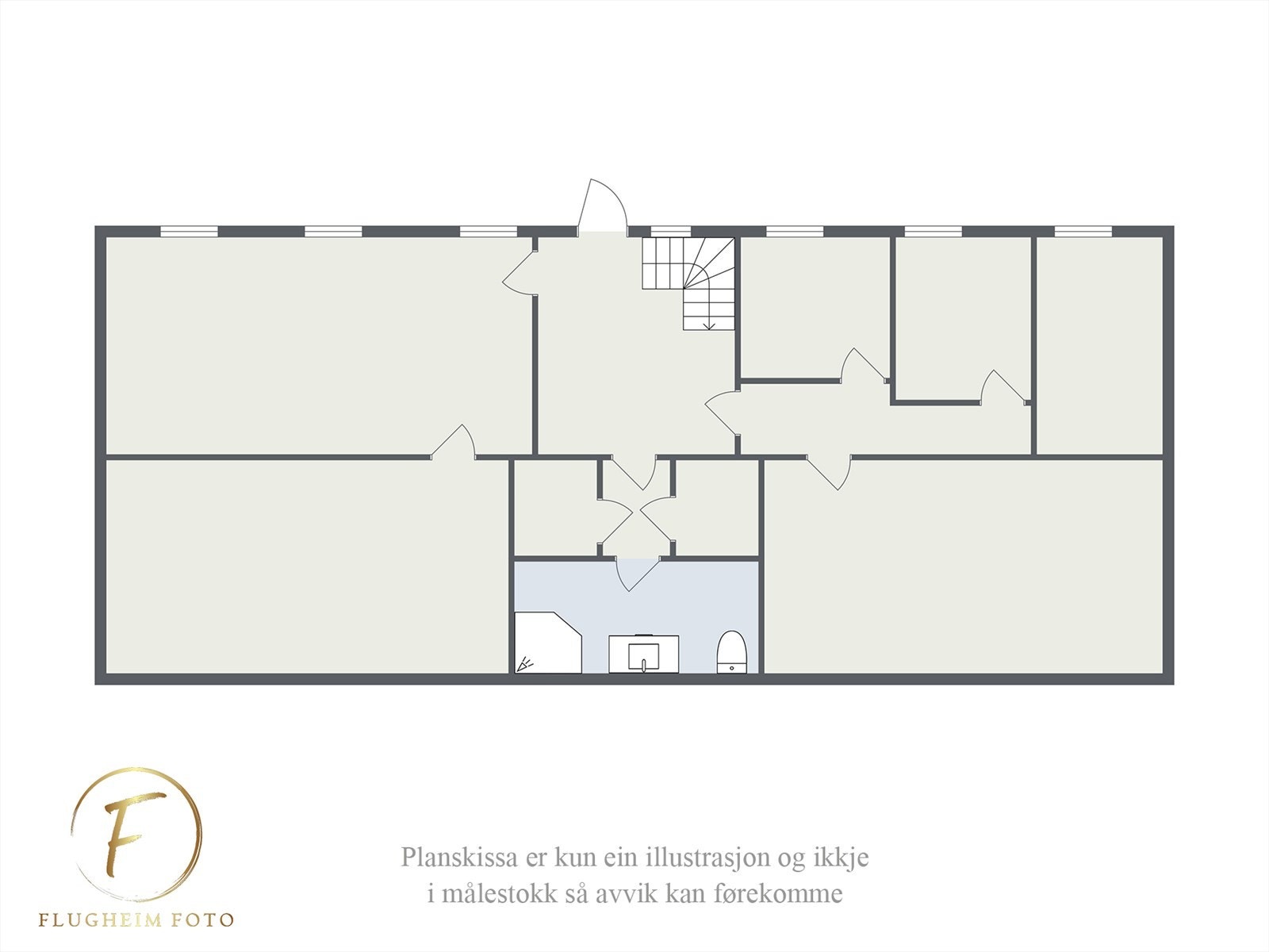 Planteikning underetasje Galleribilde