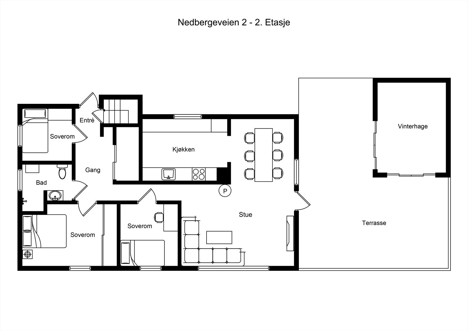 Planskisse Galleribilde