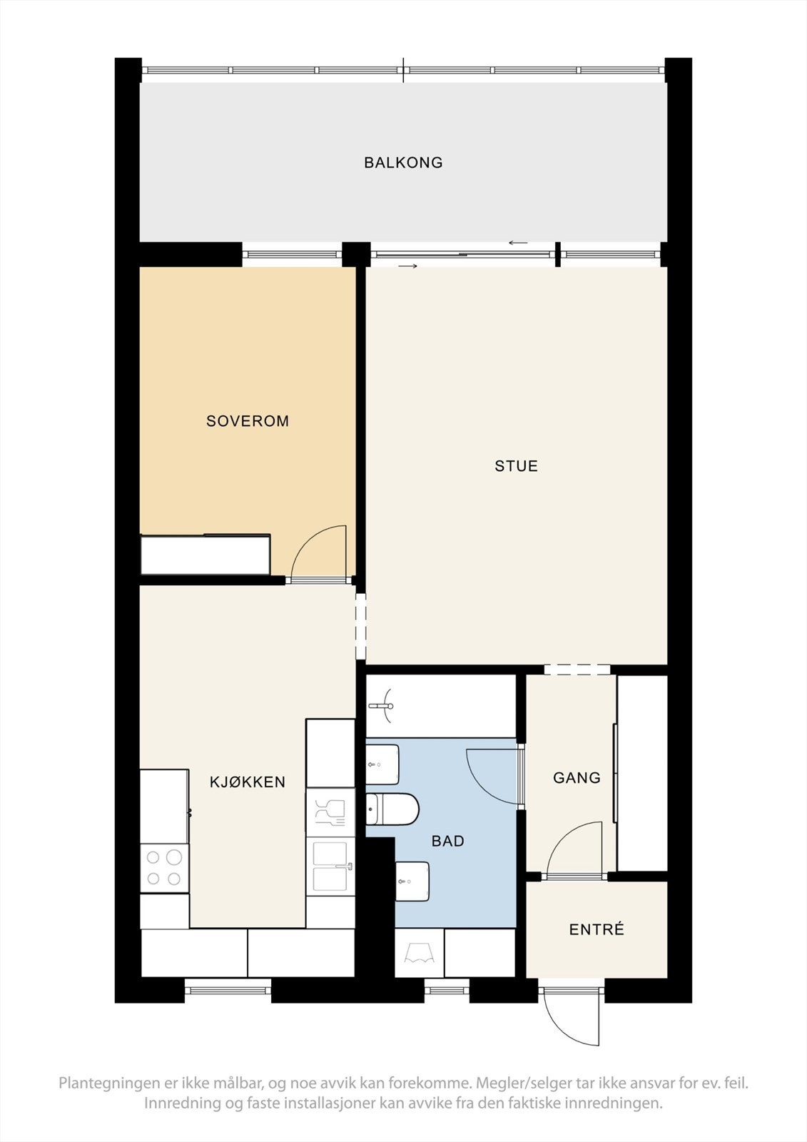 Plantegning Galleribilde