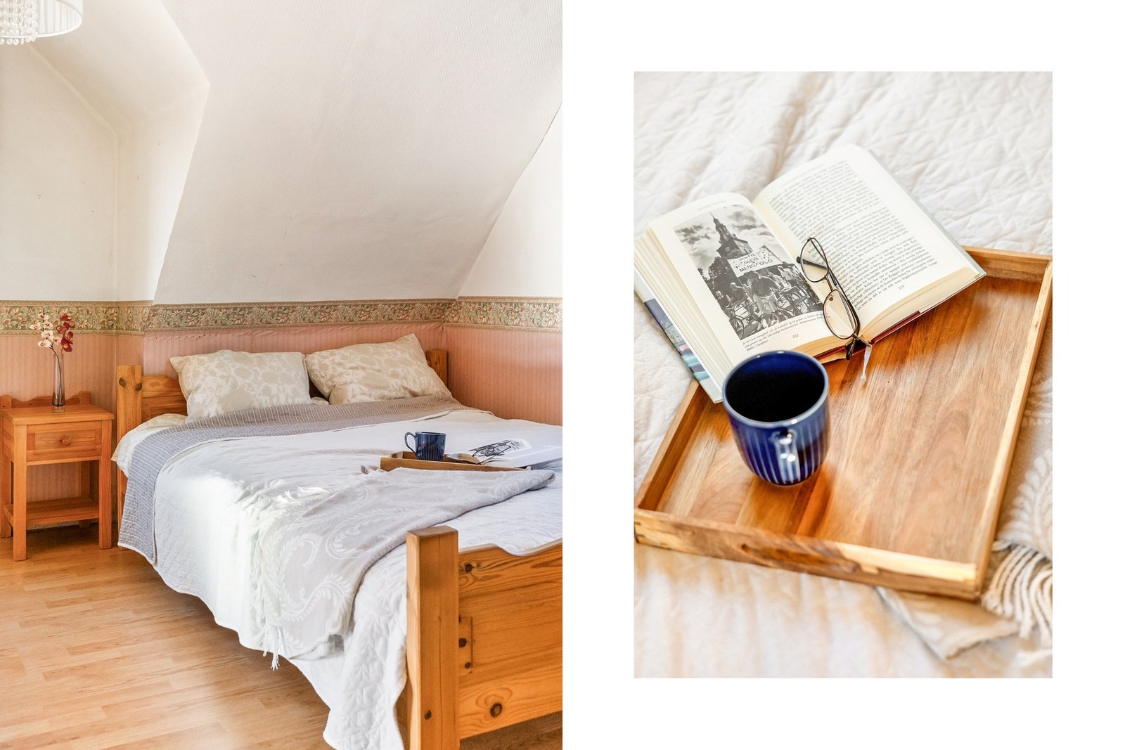 Alle rommene kan innredes med seng av ønsket størrelse, nattbord og annet passende møblement Galleribilde