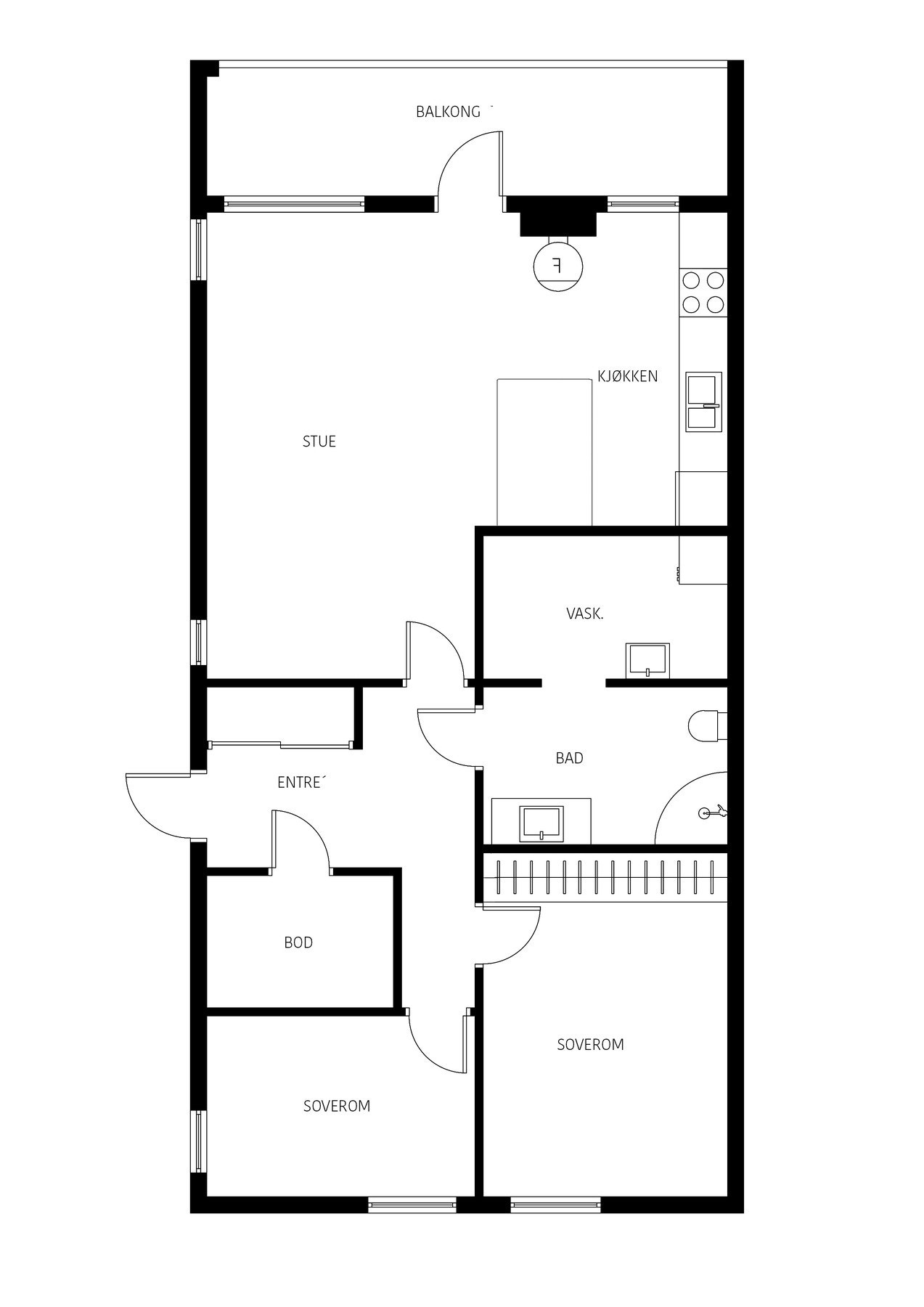 Plantegning Galleribilde