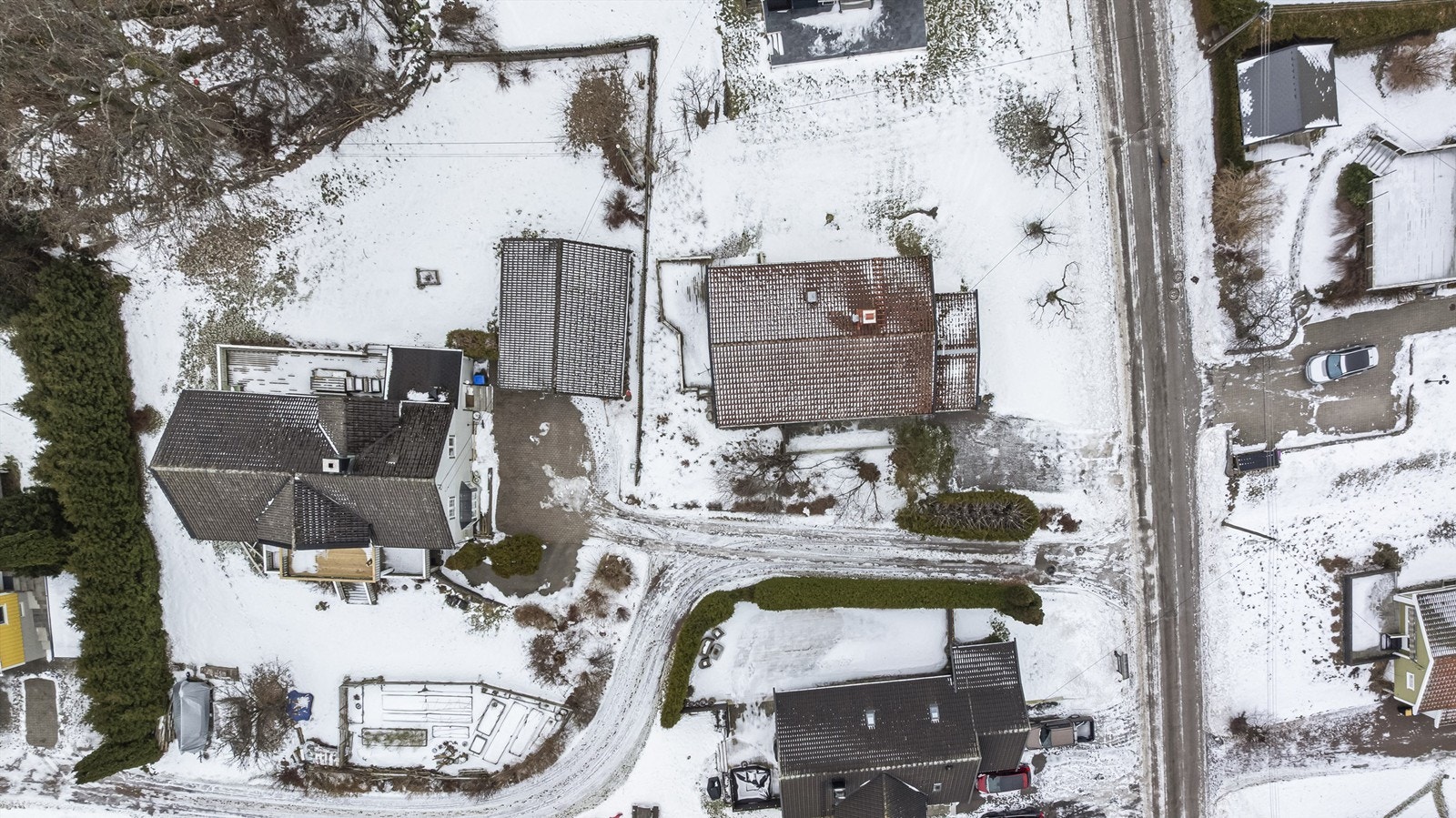 Sett ovenfra Galleribilde