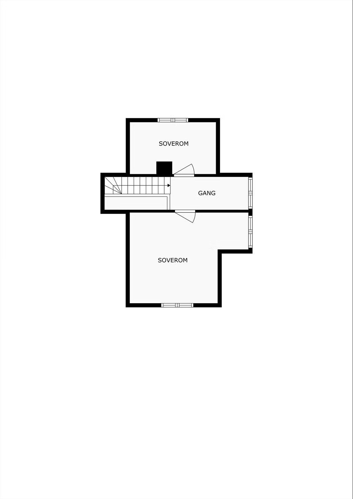Plantegning 2. etasje. Galleribilde