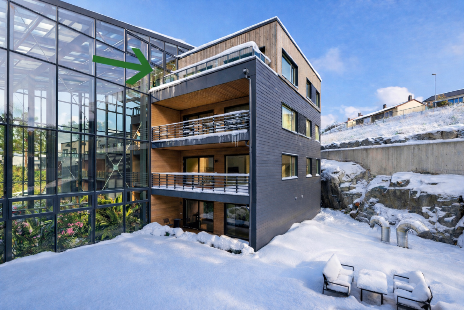 Leiligheten ligger i attraktive Signaturhagen på Goddokk - et etablert og rolig boligområde med nærhet til både sentrum, natur og daglige servicetilbud Galleribilde