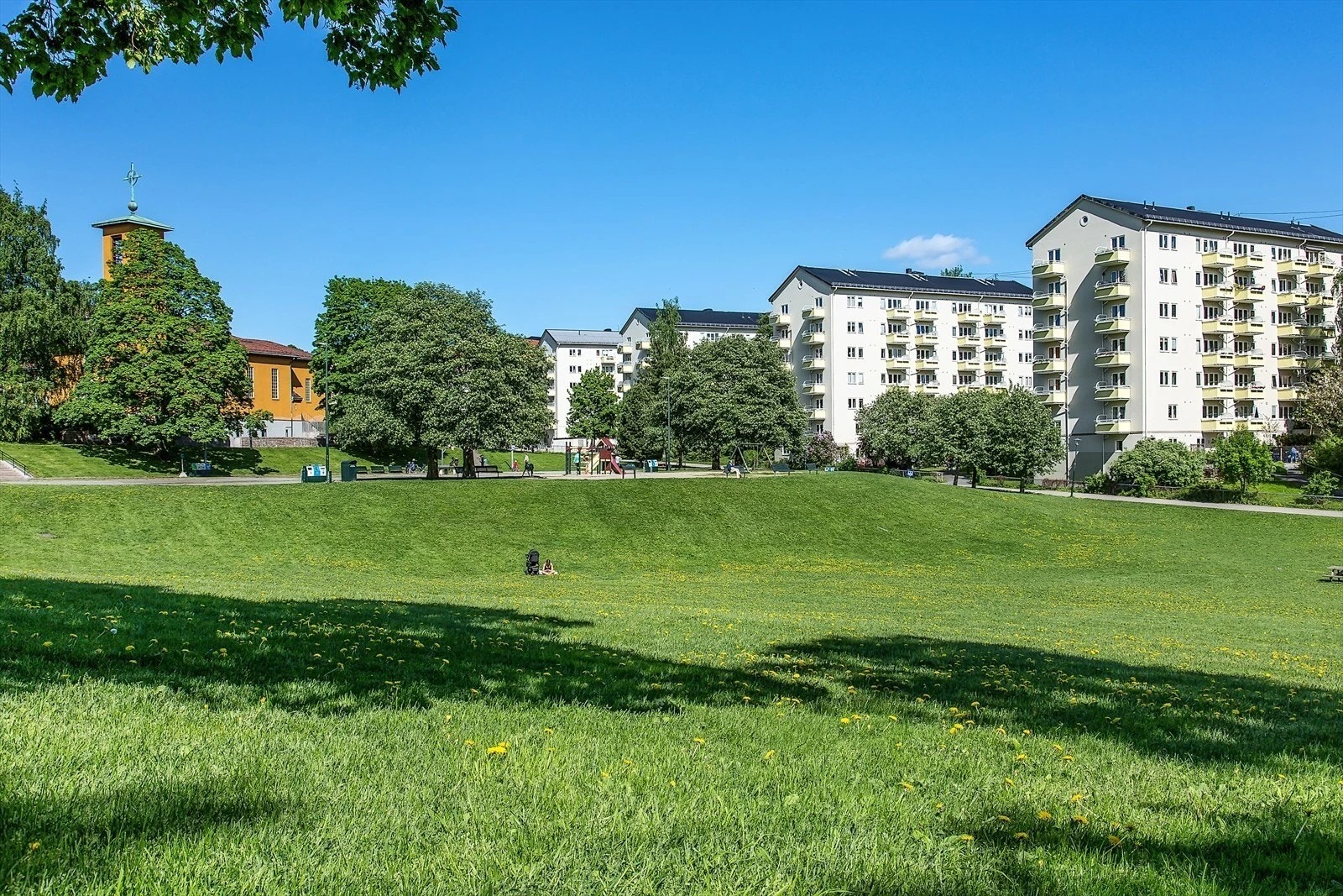 Flotte turområder som blant annet Ilaparken og St. Hanshaugen park i nærområdet. Galleribilde