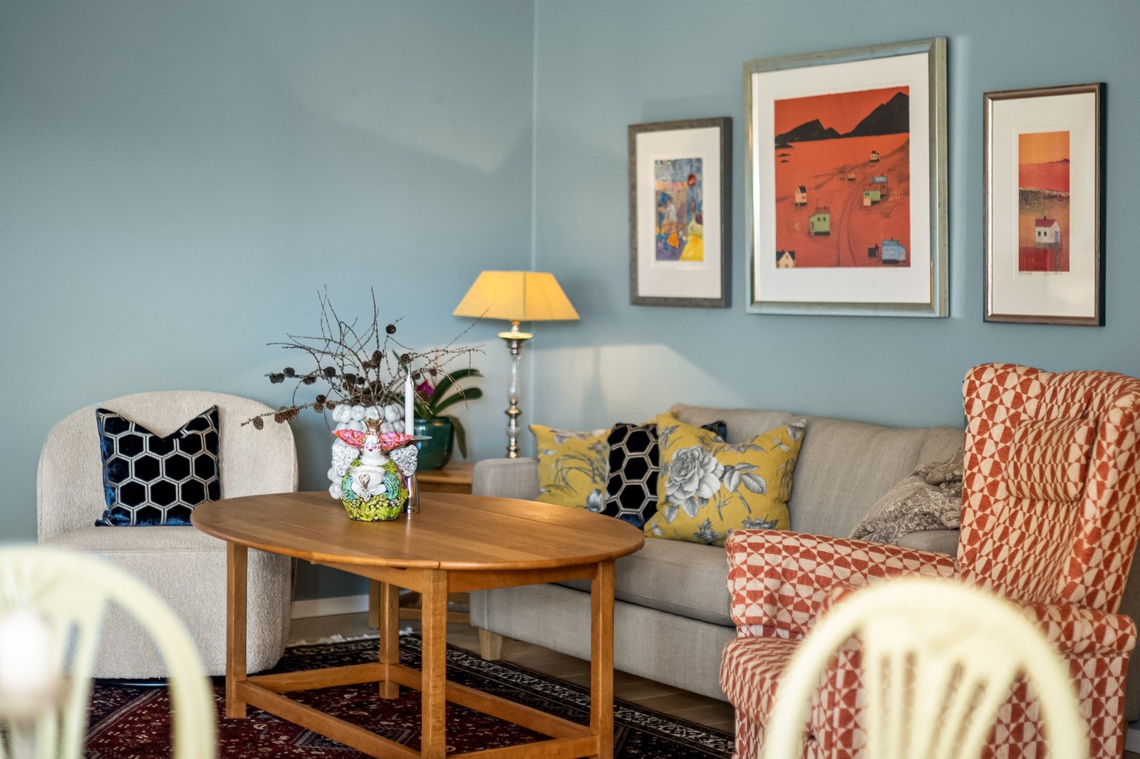 Alle vegger er malt i 2025. Galleribilde