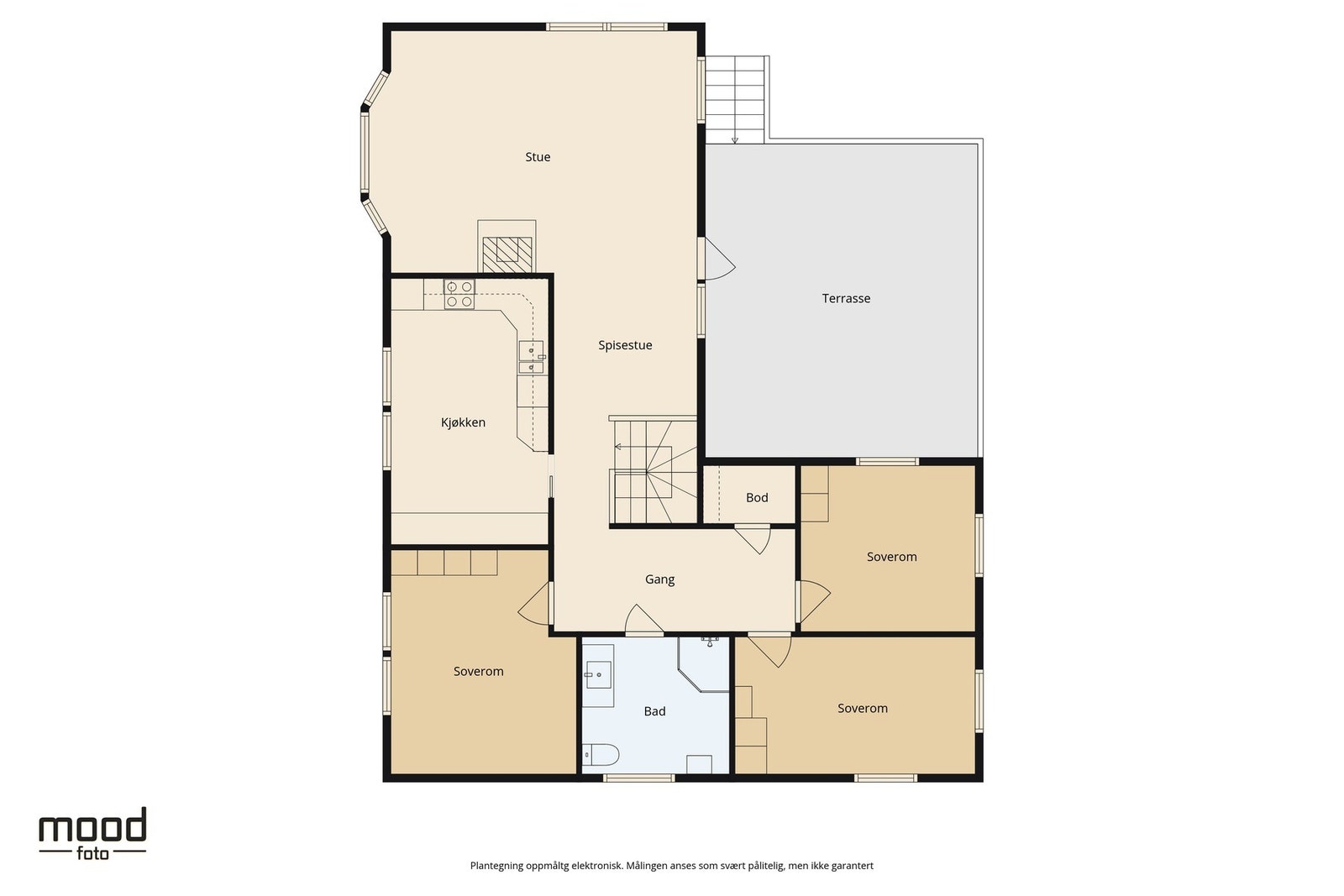 Plantegning hovedetasje Galleribilde