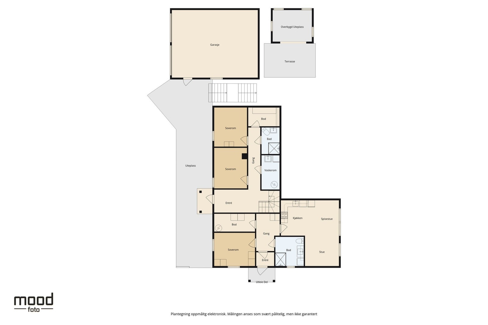 Planløsning underetasje Galleribilde