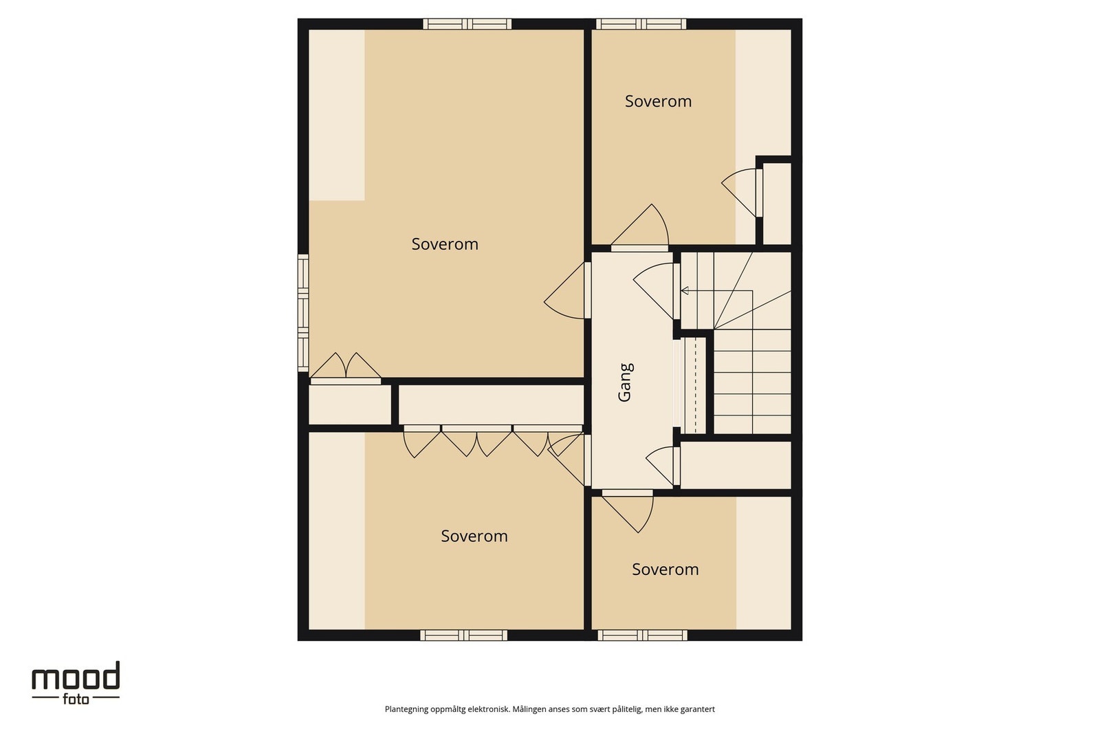 Planløsning overetasje. Galleribilde