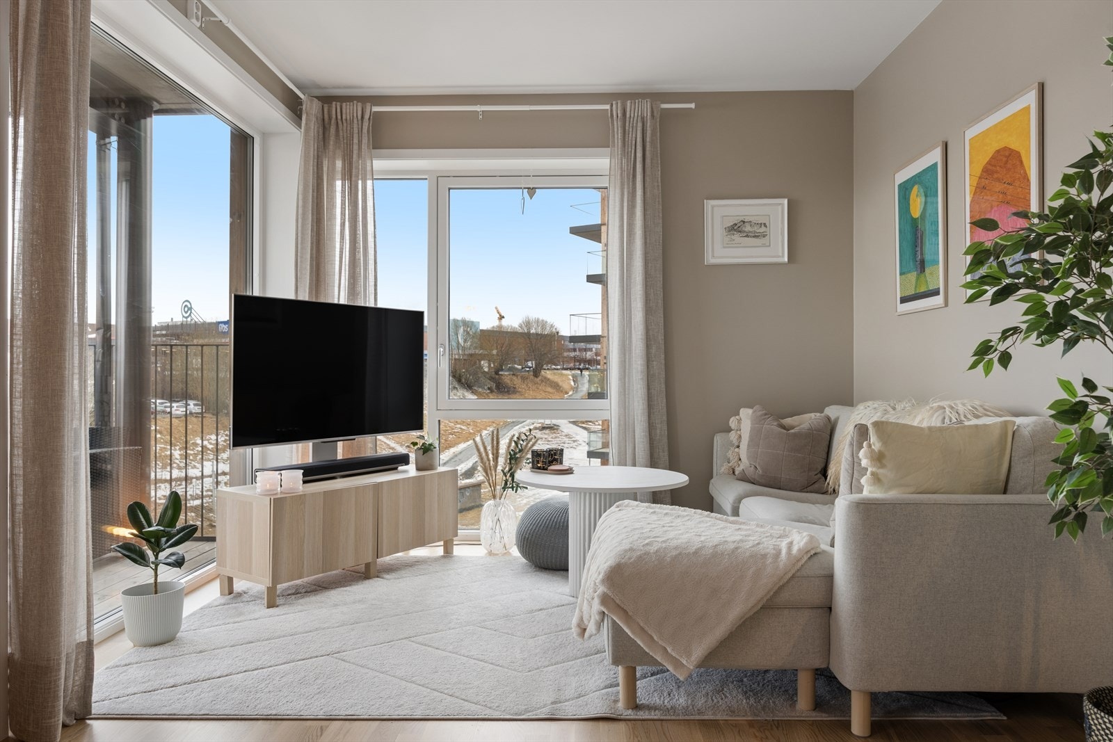 En lekker 3-roms hjørneleilighet med attraktiv beliggenhet på Lilleby. Galleribilde