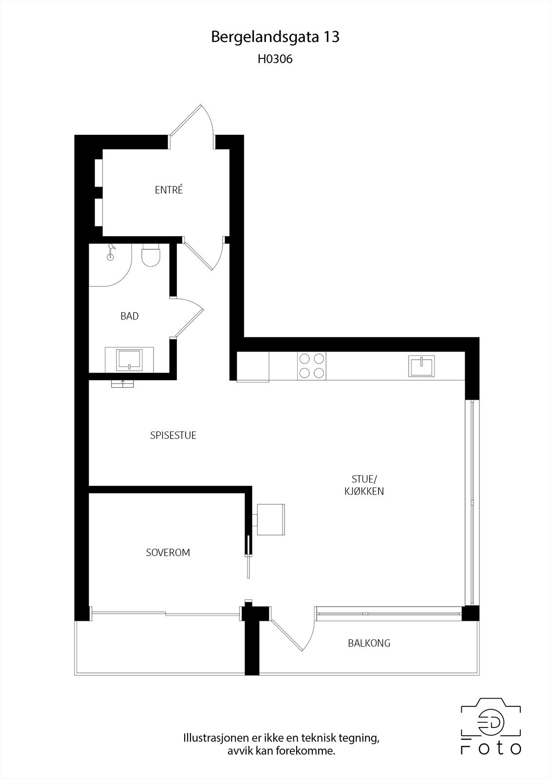 Plantegning Galleribilde