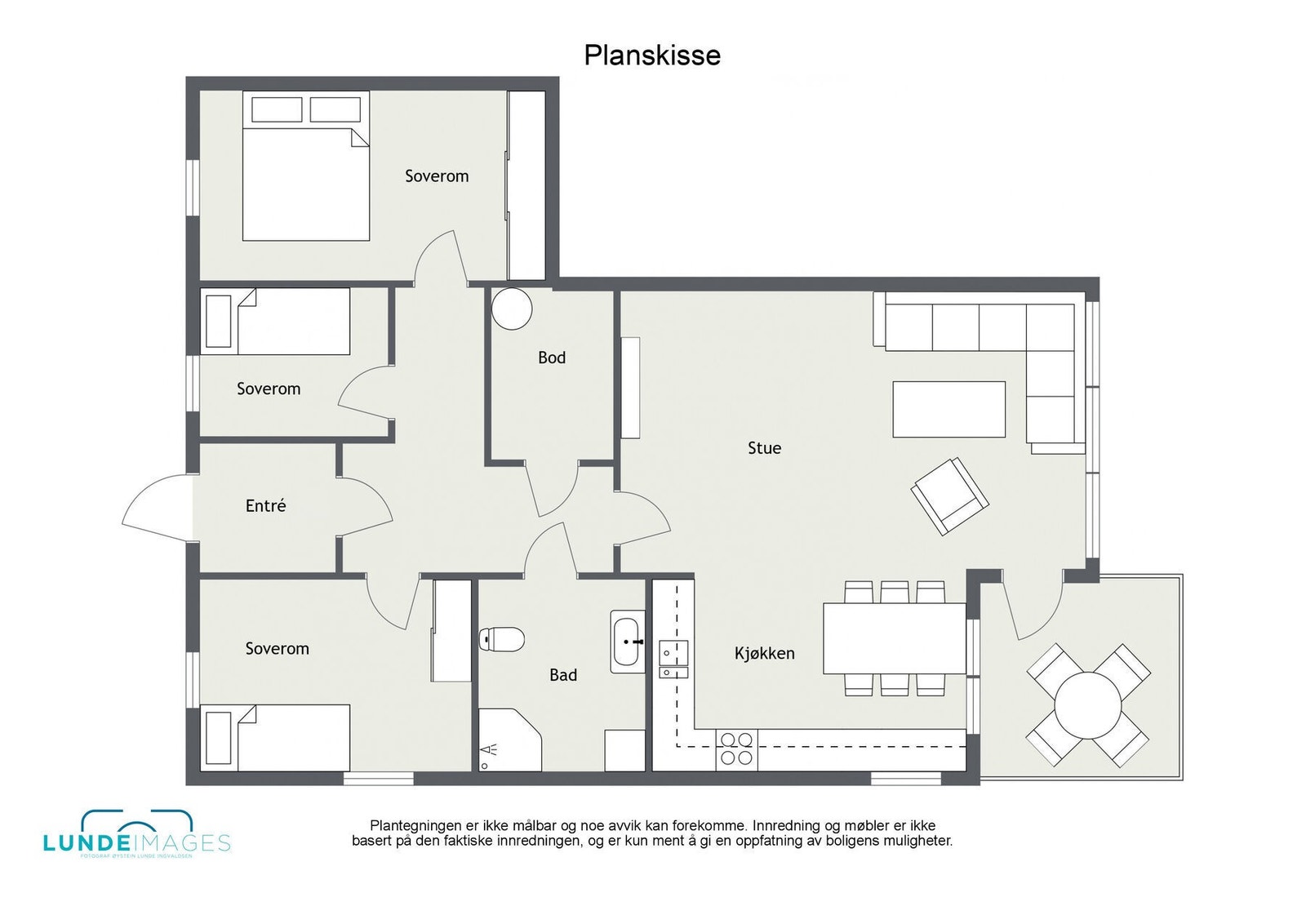 Planskisse - ikke målbar Galleribilde
