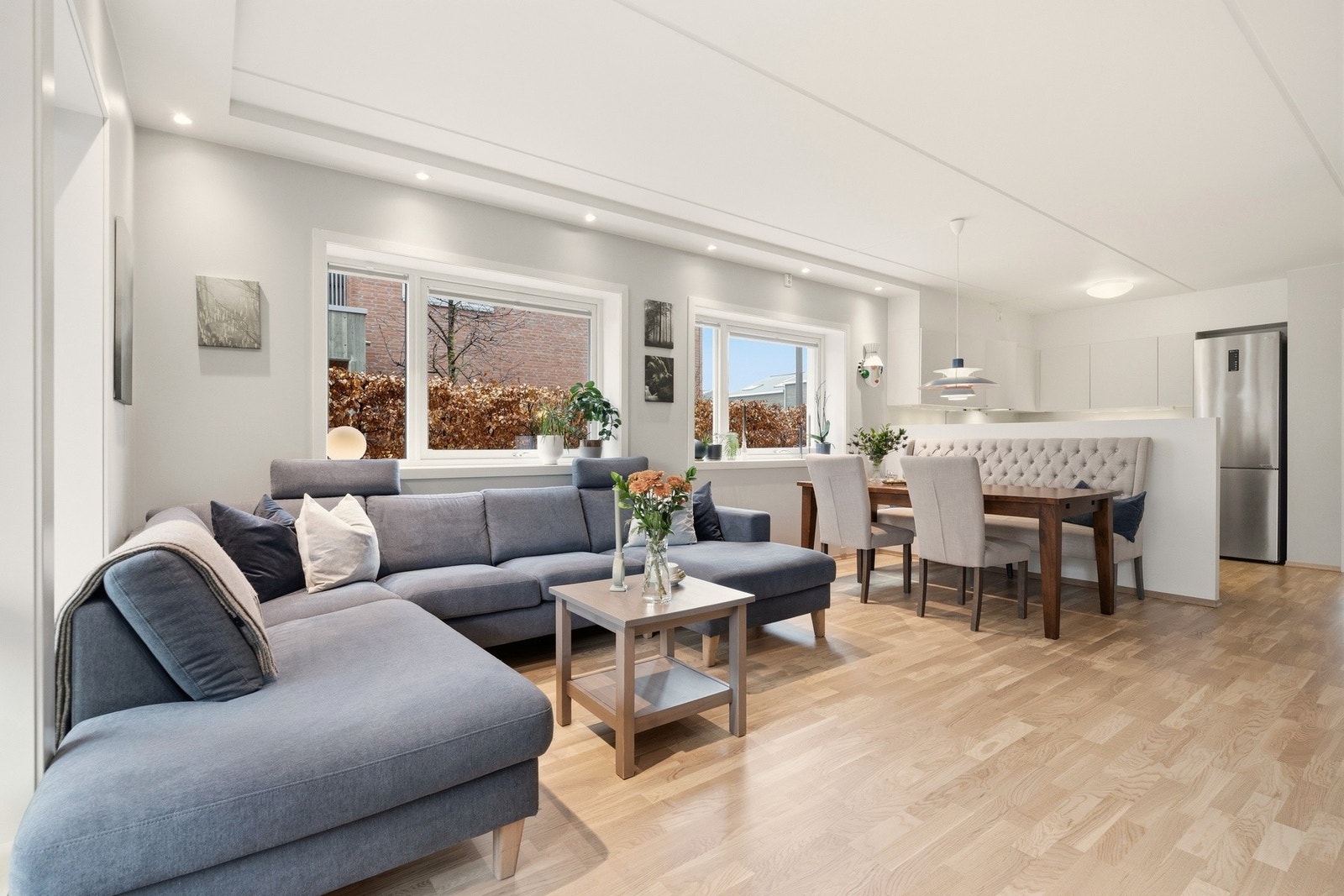 Leiligheten har vannbåren gulvvarme som bidrar til et godt inneklima året rundt. Galleribilde