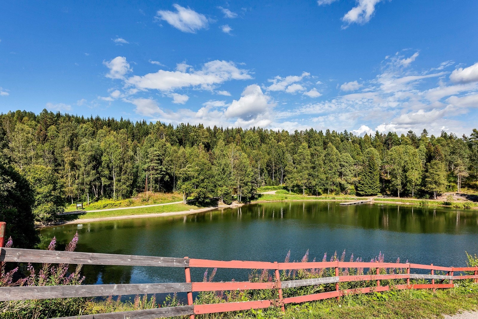 Trollvann ligger like ved Grefsenkollen og er en populær turdestinasjon Galleribilde