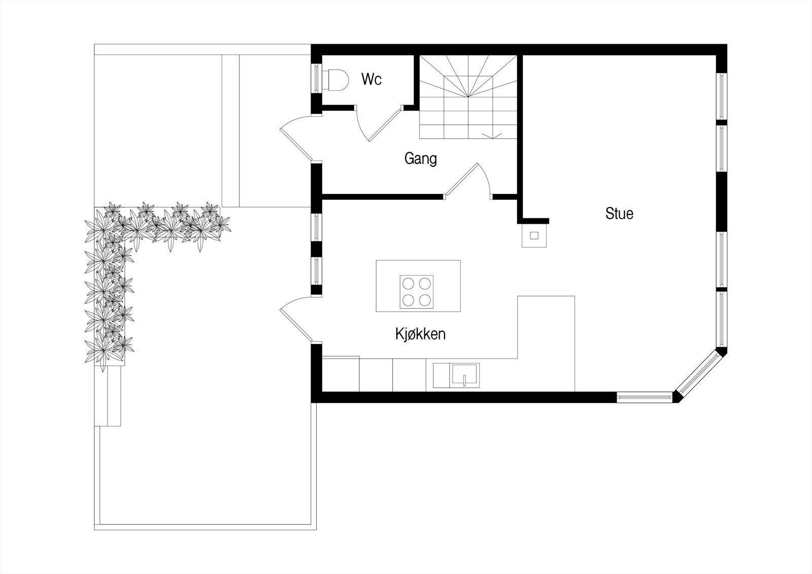 1. etasje. Galleribilde