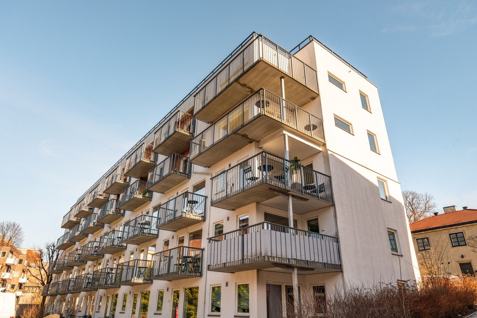 Leiligheten har en god intern beliggenhet på hjørnet av bygget. Galleribilde