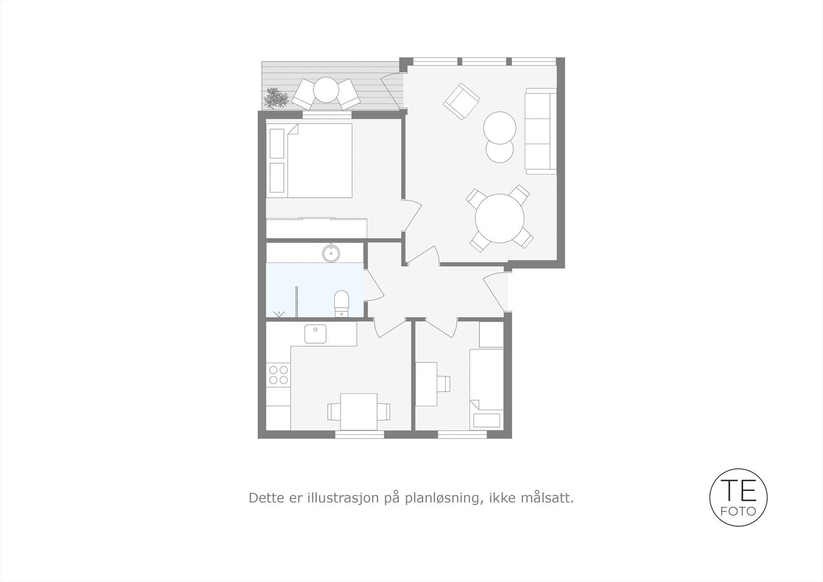 Plantegning - 3. etasje Galleribilde