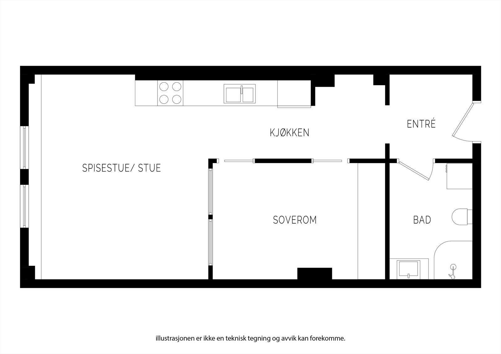 Plantegning Galleribilde