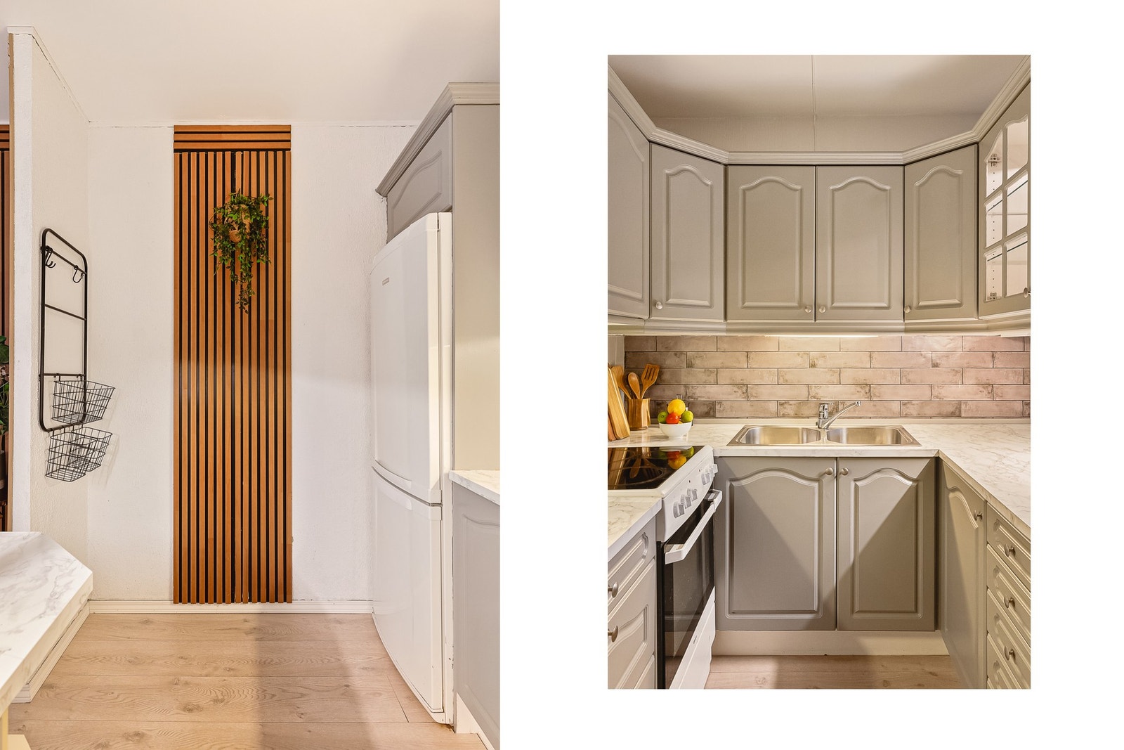 - Av hvitevarer medfølger komfyr og kjøleskap med frysedel - Galleribilde