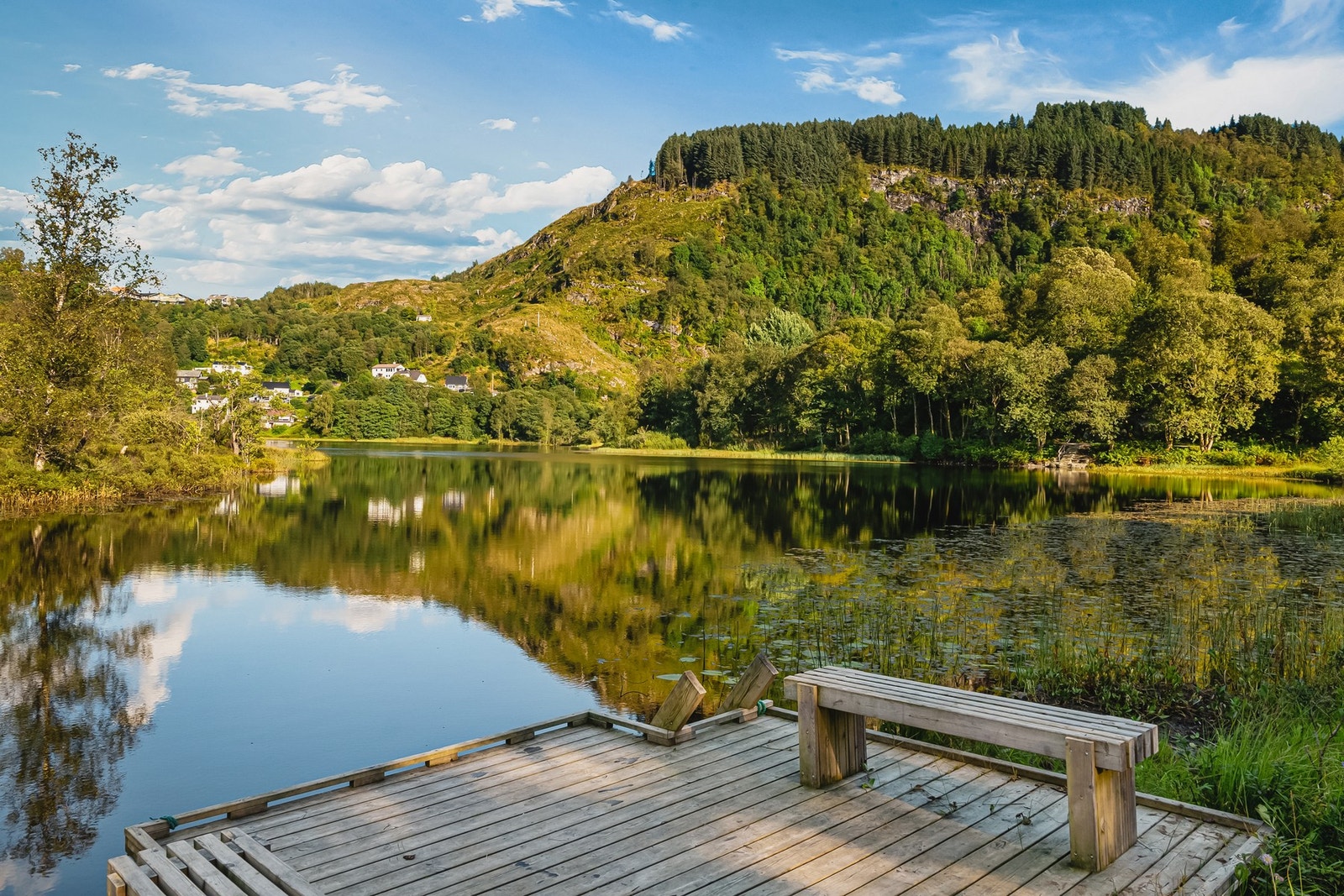 - De mest populære turmålene i nærområdet er de fine turstiene rundt Myrdalsvatnet og Birkelandsvatnet - Galleribilde