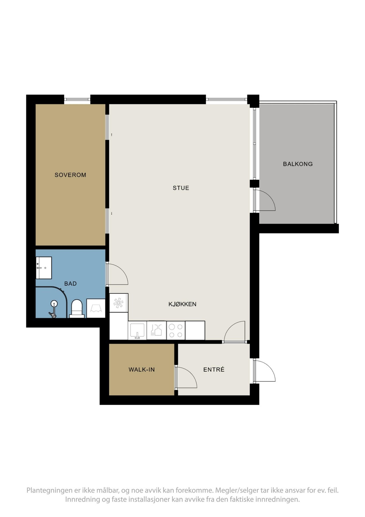 Planskisse Galleribilde