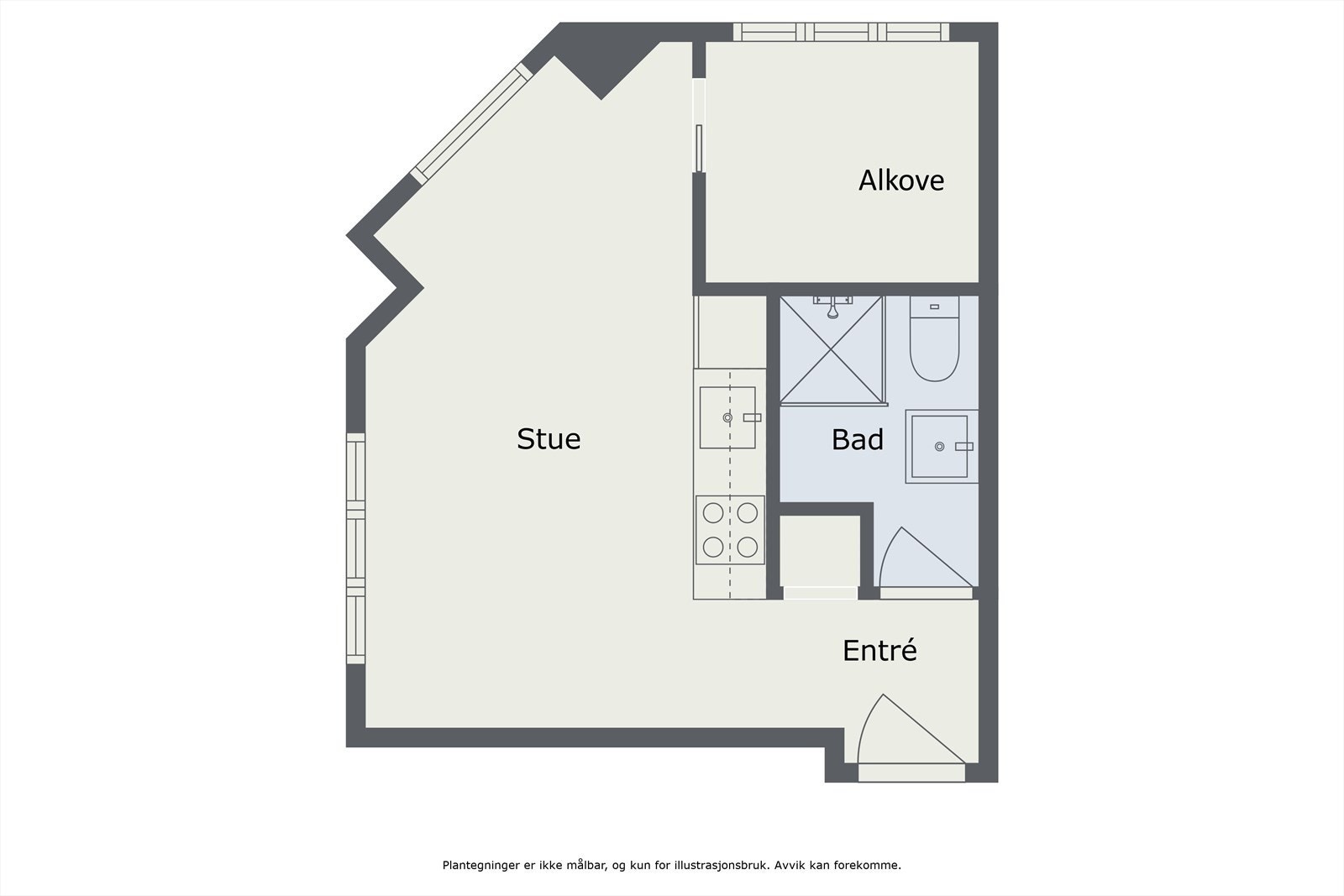 Plantegning Galleribilde