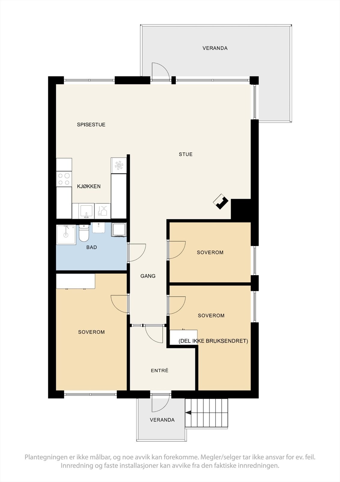 Vi starter først med plantegningen slik at det blir lettere å orientere seg. Galleribilde