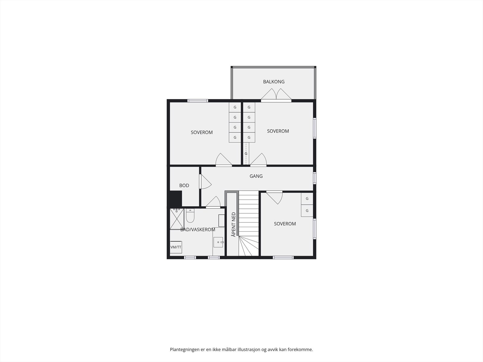 Plantegning 2. etasje. Galleribilde