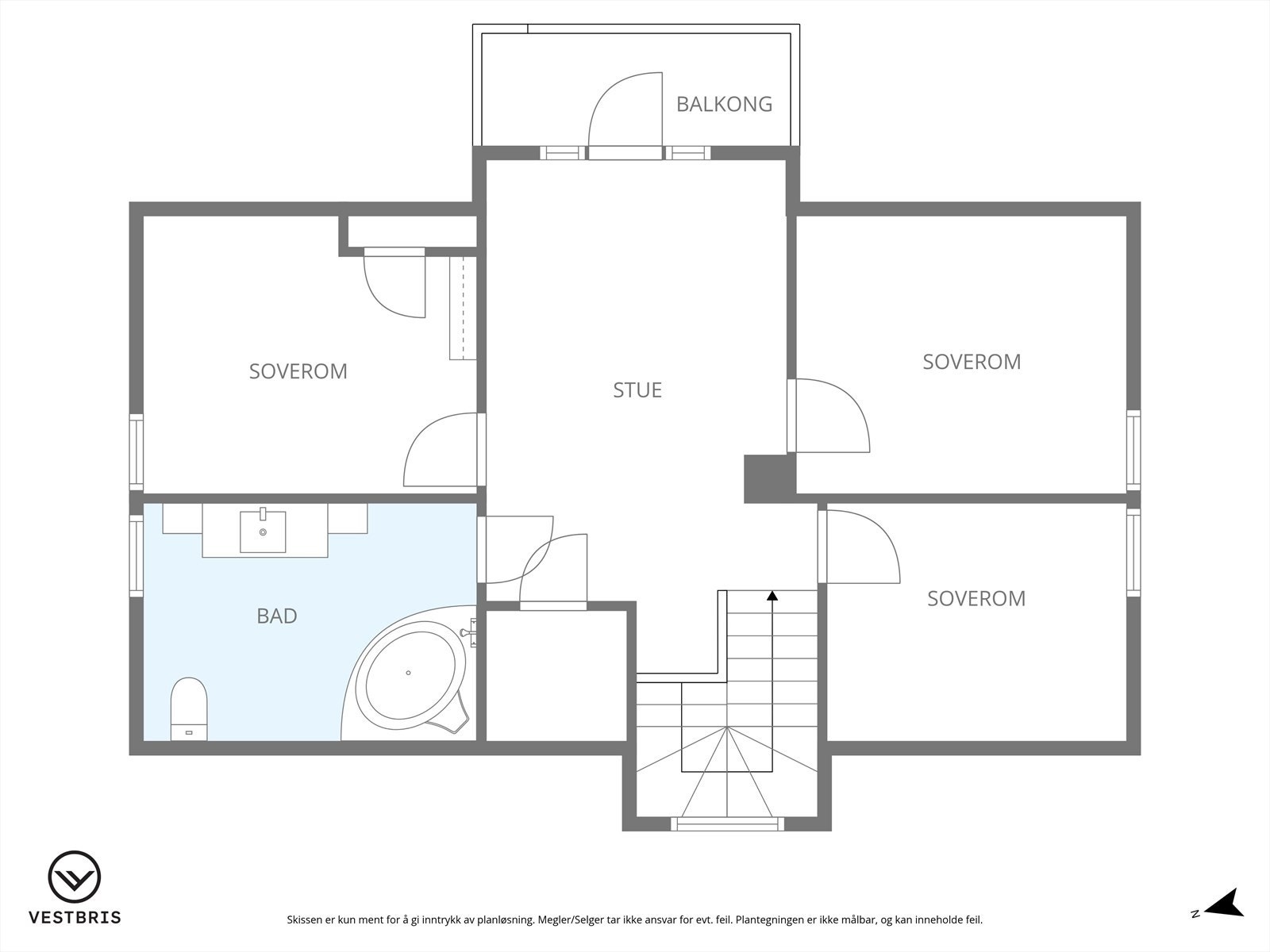 Plantegninger loftsetasje. Galleribilde