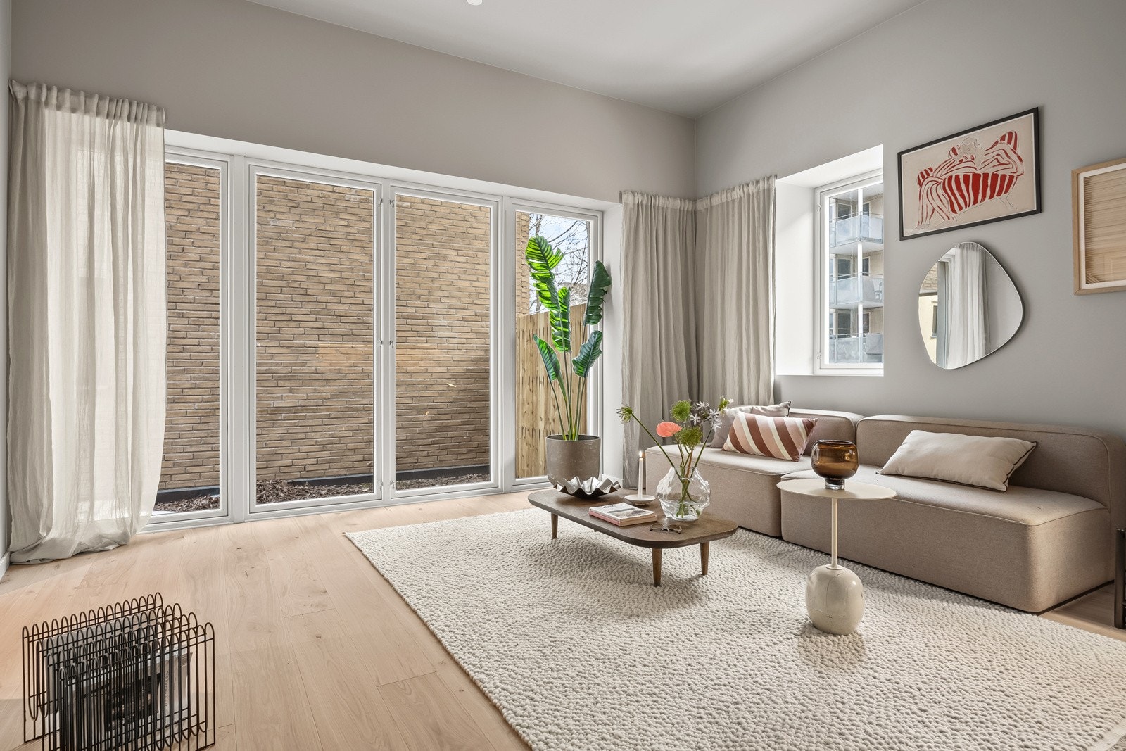 Vannbåren varme i gulv som gir en lun og god følelse. Galleribilde