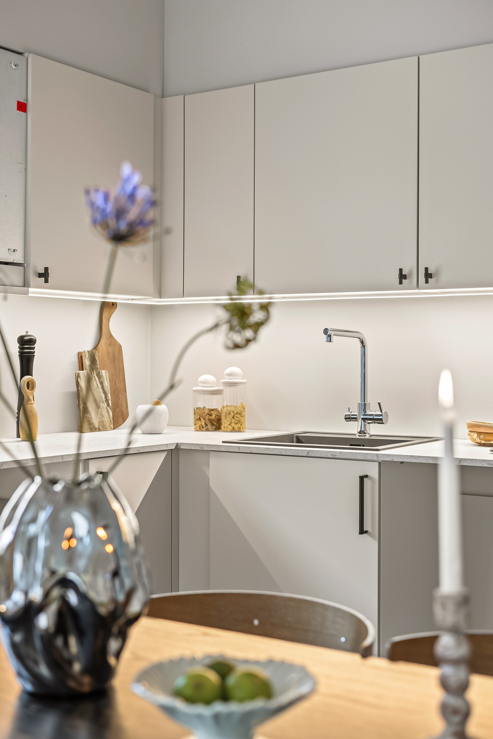 Kjøkkenet er levert fra Strai Kjøkken. Galleribilde