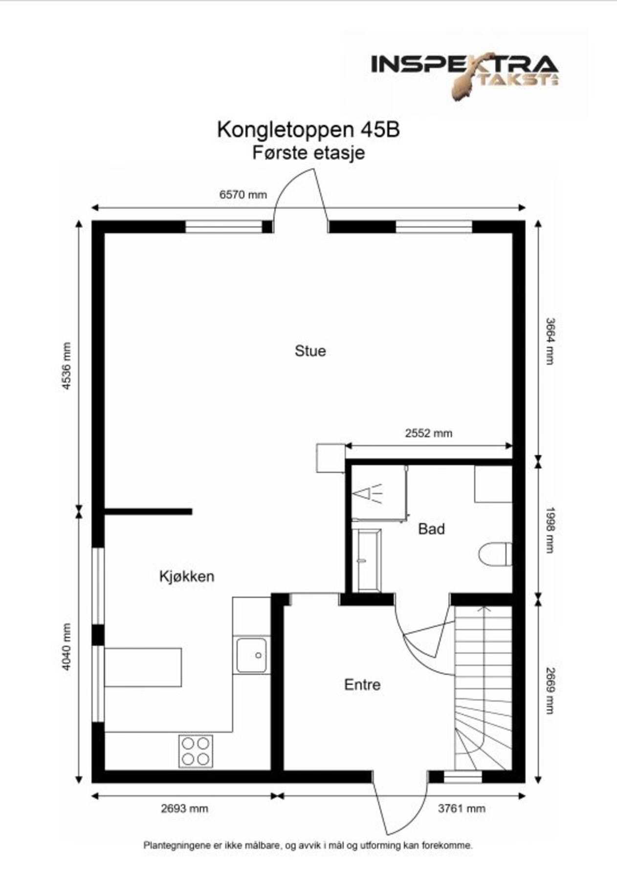 Plantegning 1.etasje Galleribilde