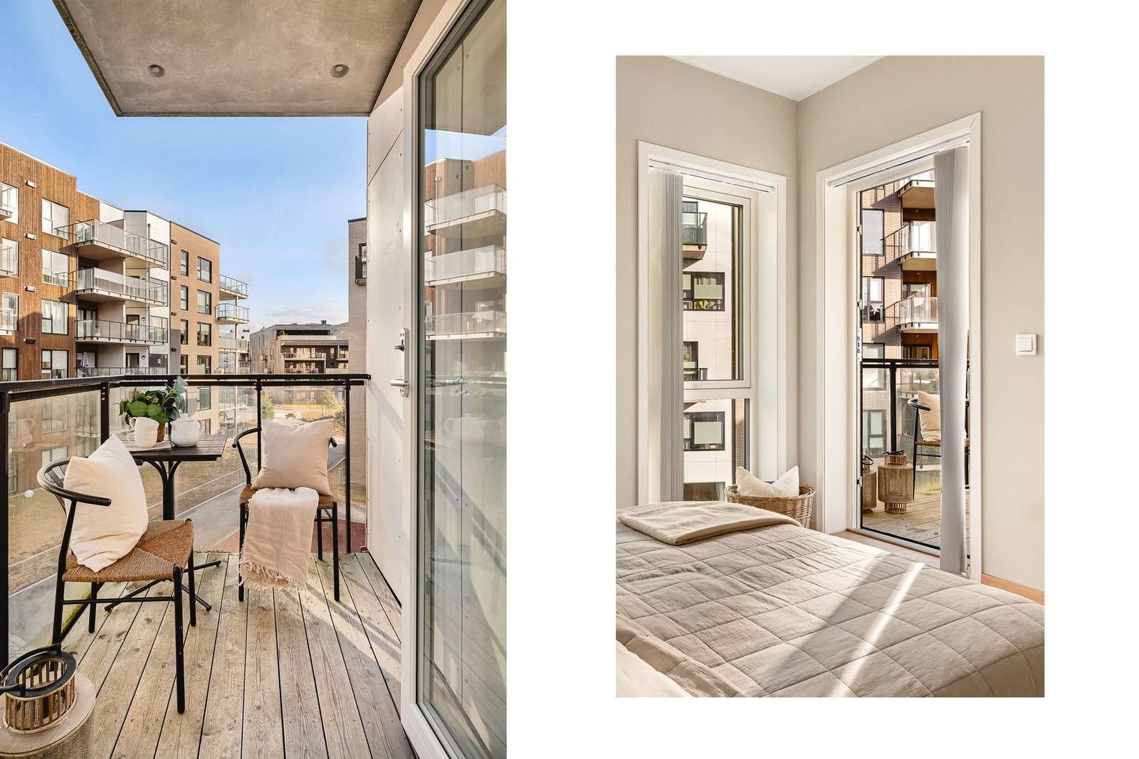 - Rommet har tilkomst til en hyggelig balkong med morgen-/og formiddagssol - Galleribilde