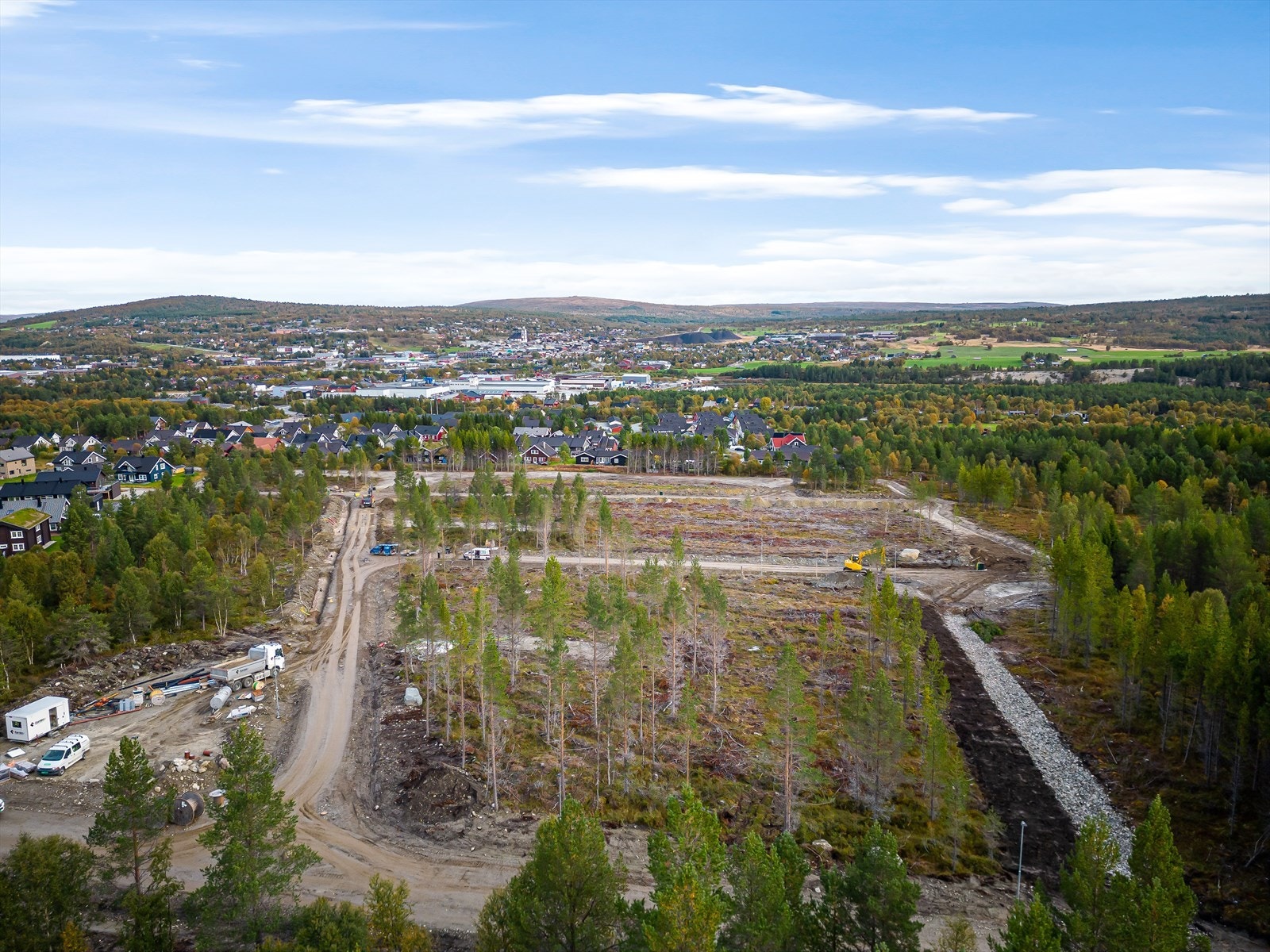 Dronefoto. Galleribilde