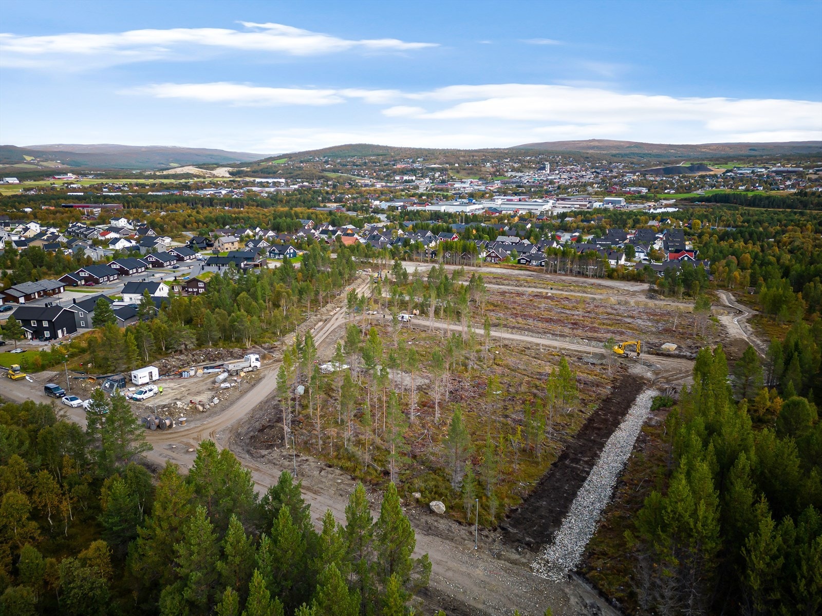 Dronefoto. Galleribilde