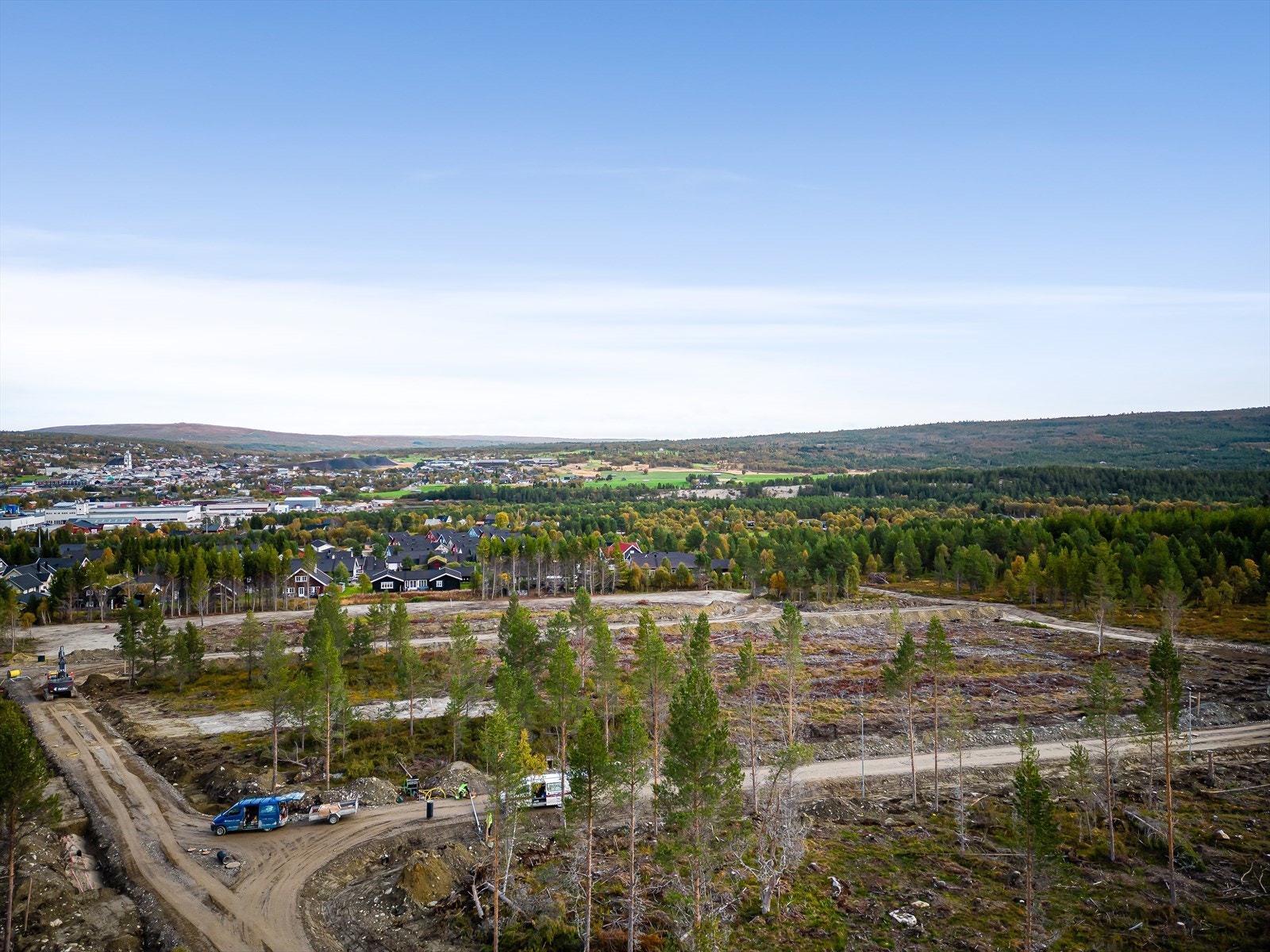 Dronefoto. Galleribilde